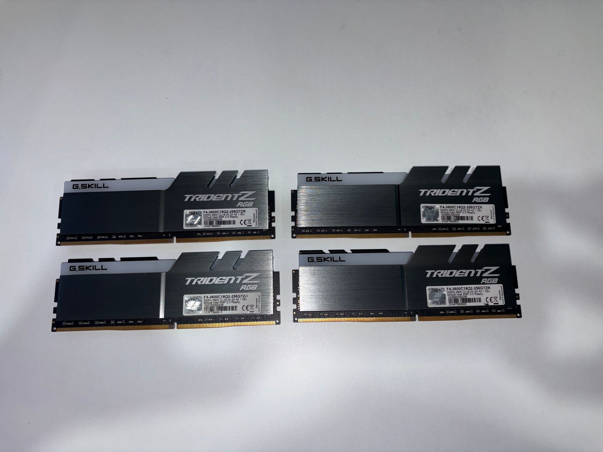 G.SKILL Trident Z RGB Series DDR4 RAM (XMP) 128GB (4x32GB) 3600MHz CL18