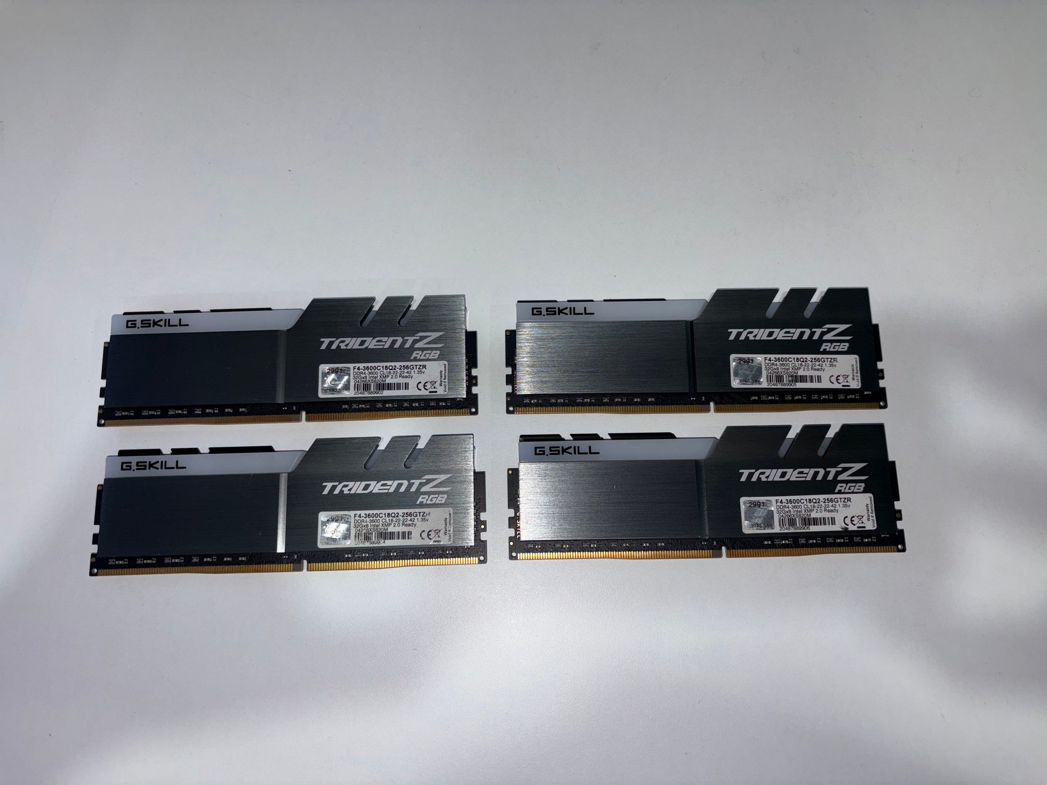 G.SKILL Trident Z RGB Series DDR4 RAM (XMP) 128GB (4x32GB) 3600MHz CL18