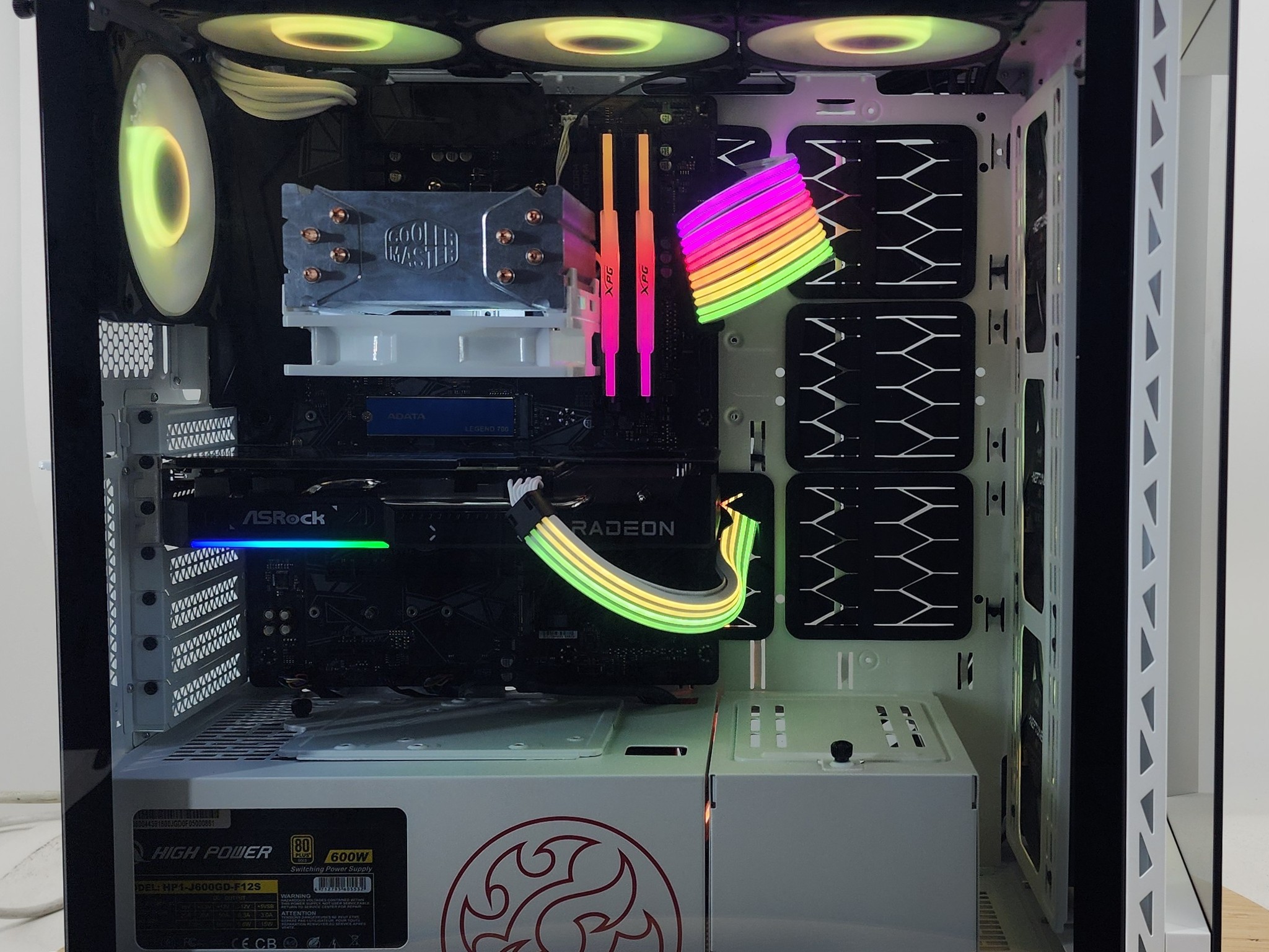 Gaming PC Ryzen 7 5700  32GB RAM 1TB SSD RX 9060 XT 16GB Windows 11 Computer