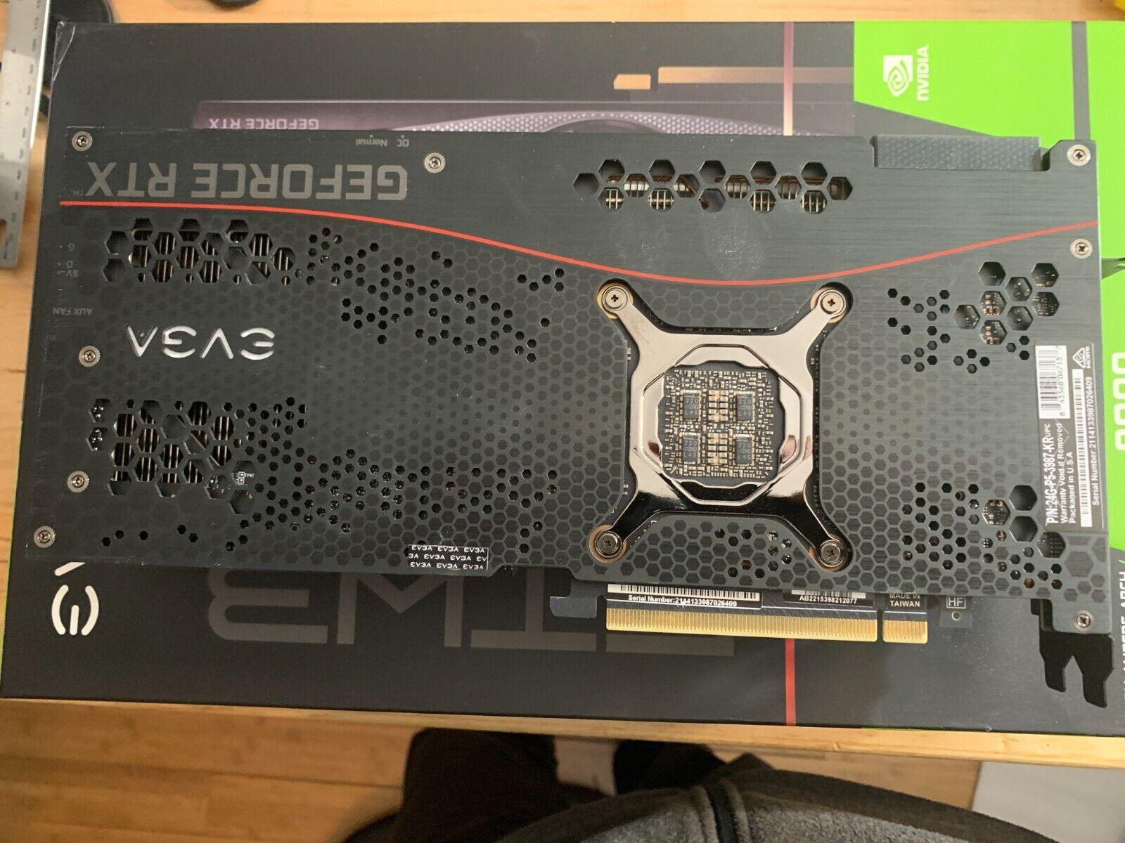 EVGA RTX 3090 FTW: Lightly Used/Excellent condition with original box