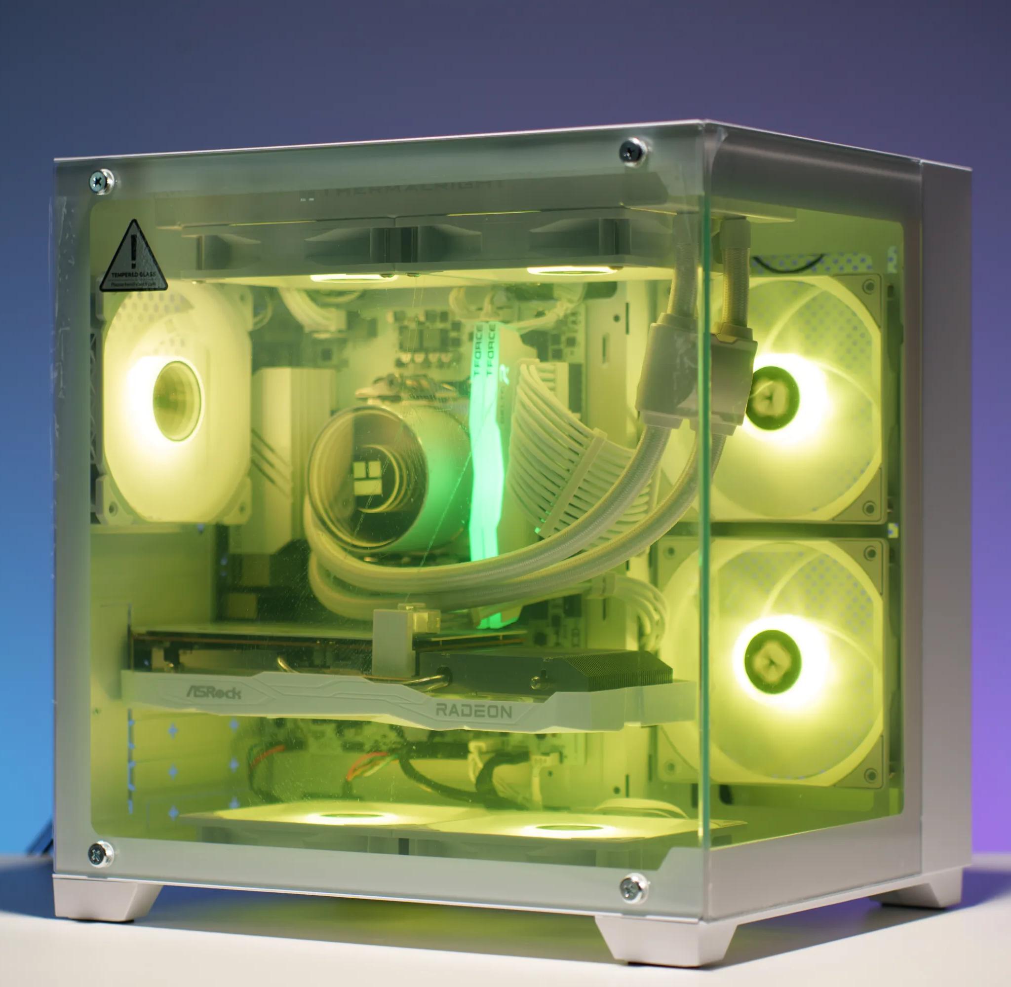 All White Gaming PC | Ryzen 5 5600x | RX 6600 | 16GB DDR4 3600MHz | 1TB m.2