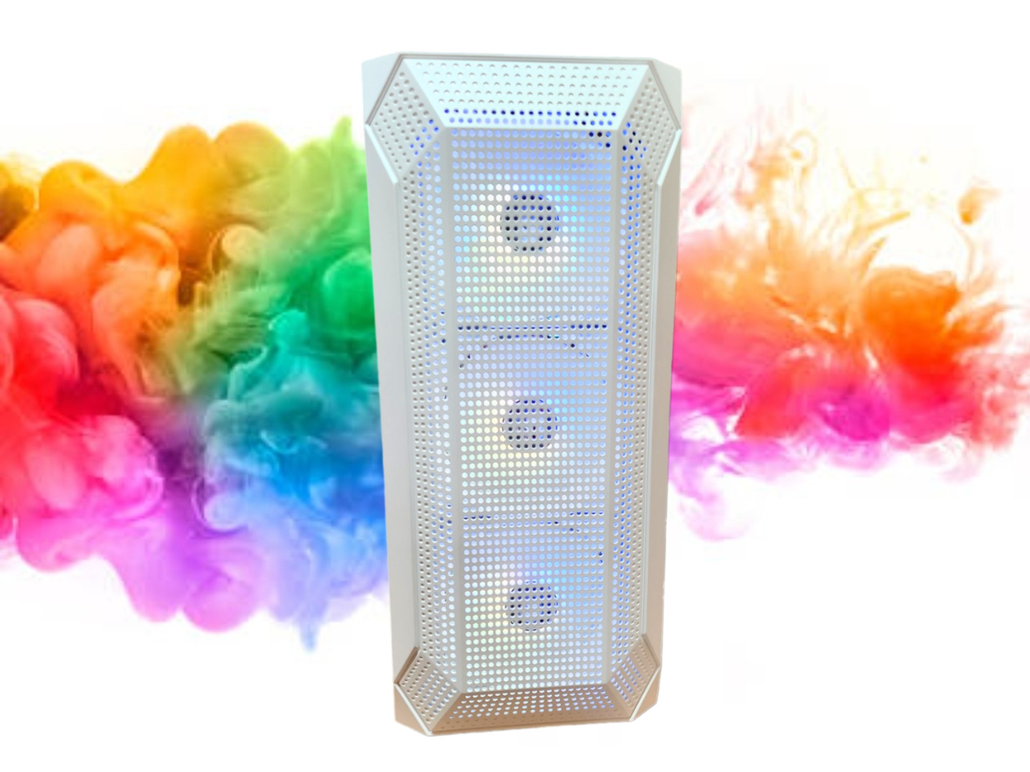 ON SALE: RX 5700 XT 8GB + Ryzen 5 + 512GB SSD + 16GBs RGB RAM + 5 RGB Fans ( White RGB Gaming PC )