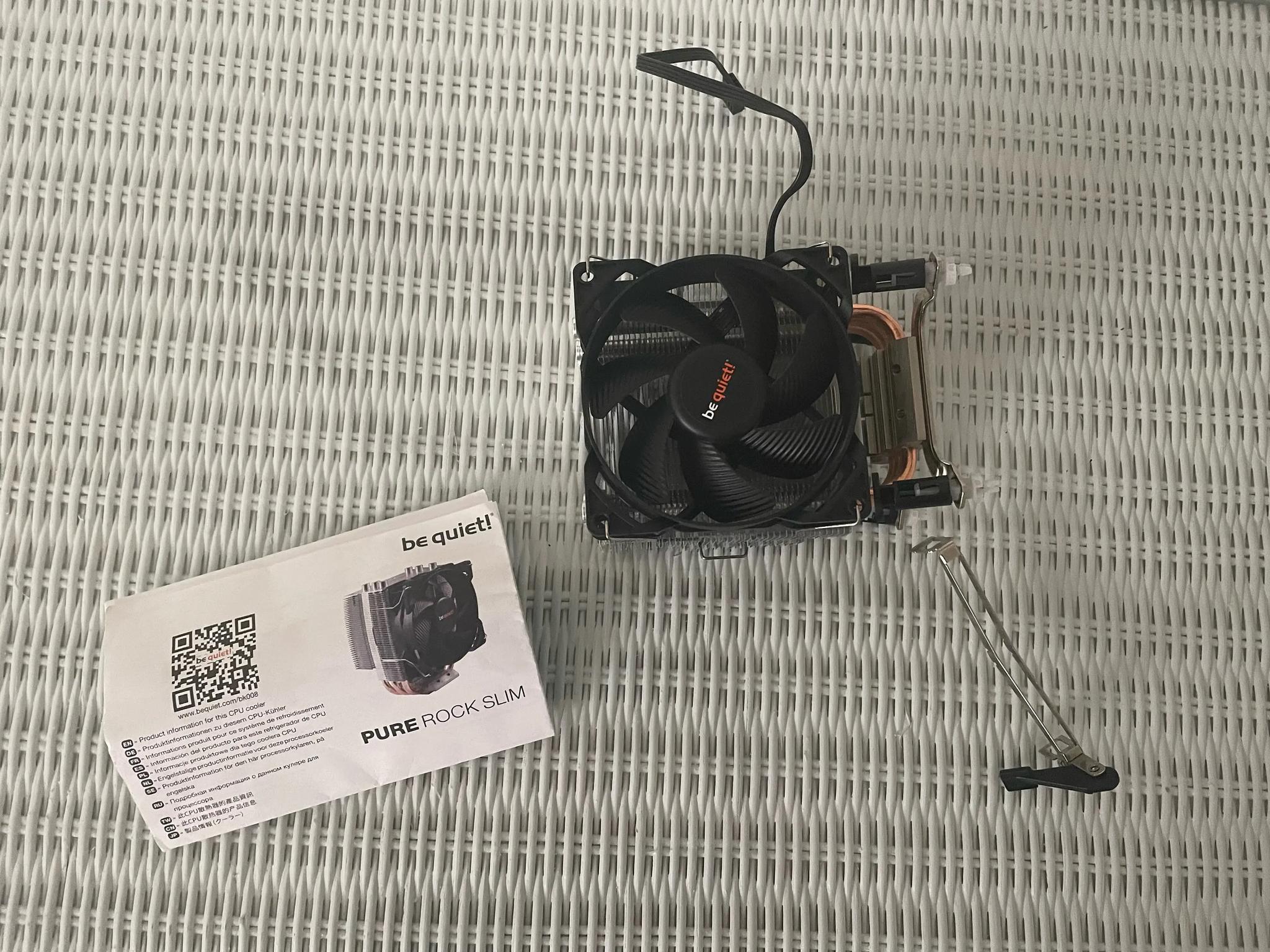 be quiet! Pure Rock Slim (With AMD Mounting Clamp & Manual)!