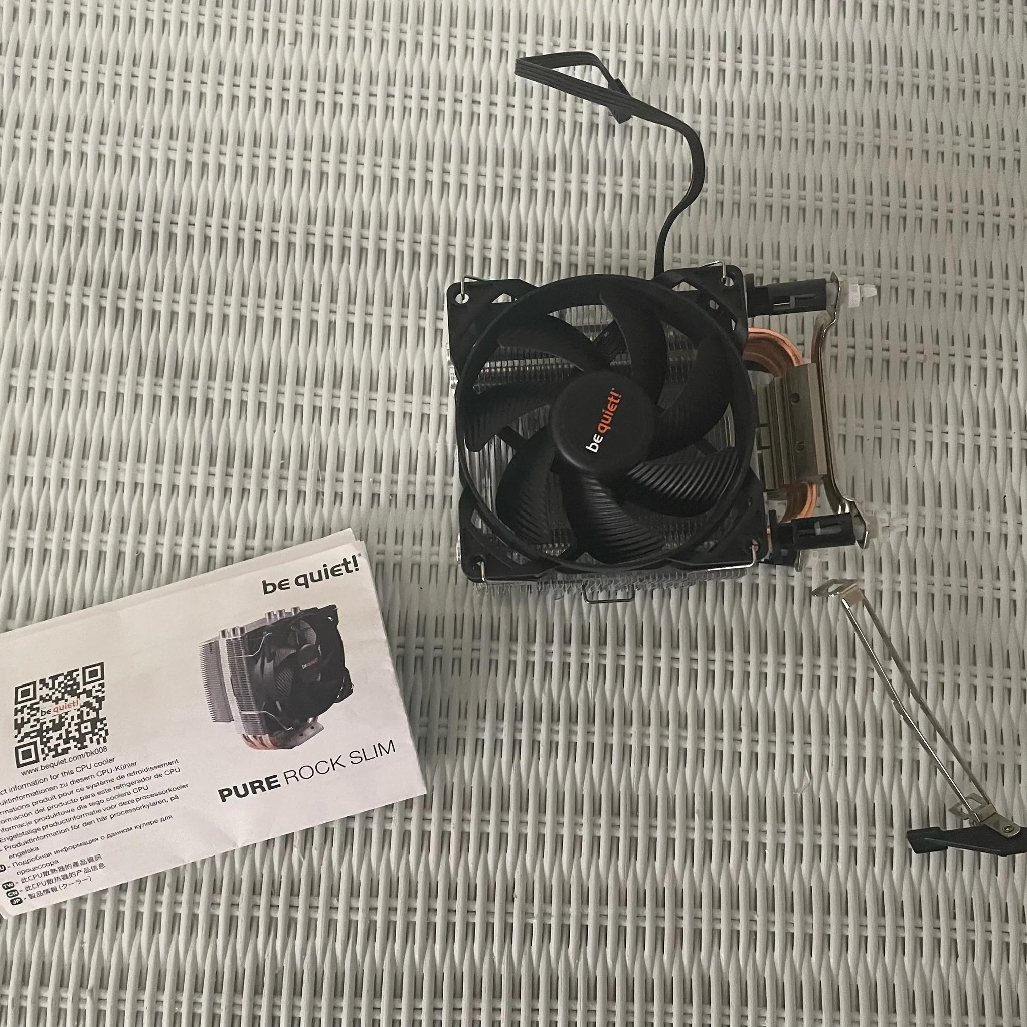 be quiet! Pure Rock Slim (With AMD Mounting Clamp & Manual)!