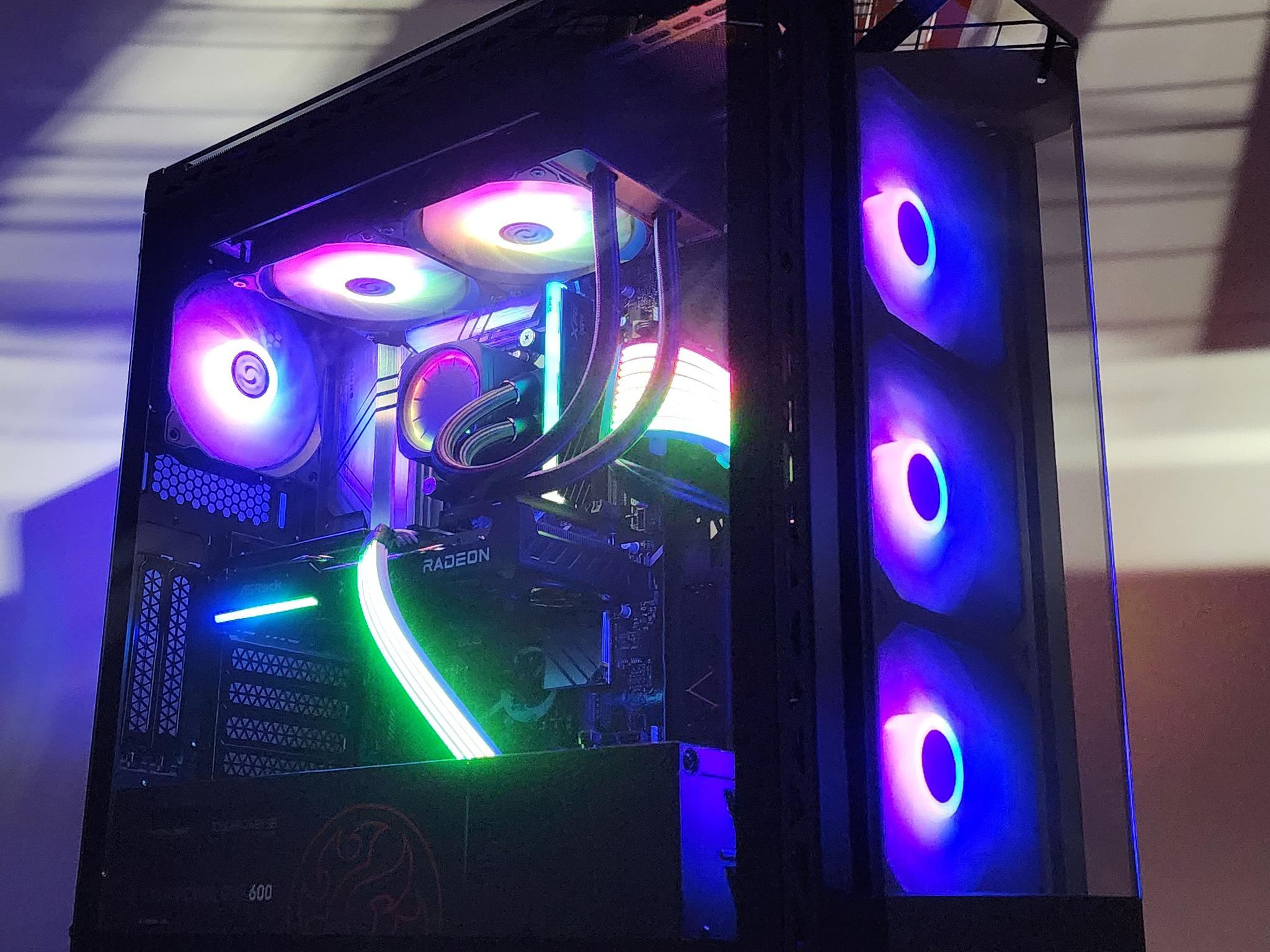 Gaming PC i7-14700KF 16GB RAM 1TB SSD RX 9060 8GB Windows 11 Computer