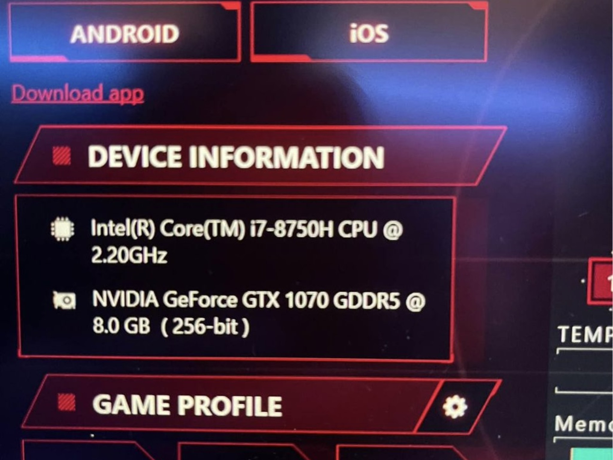 ASUS GL504G STRIX