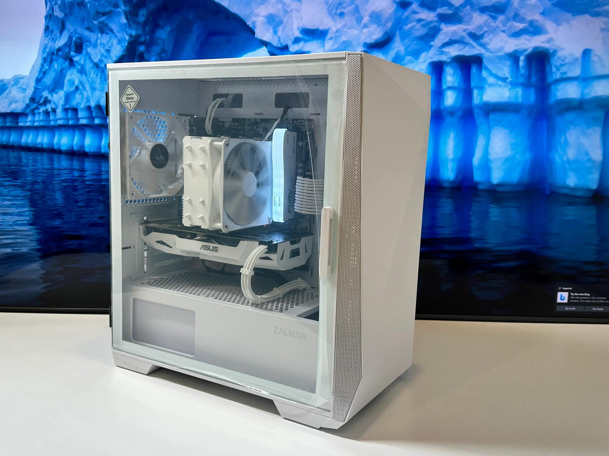 🤍🧊 Iceberg🤍🧊-Gaming PC-Nvidia GTX 1060-AMD Ryzen 5 2600-16GB DDR4 RAM-500GB NVME