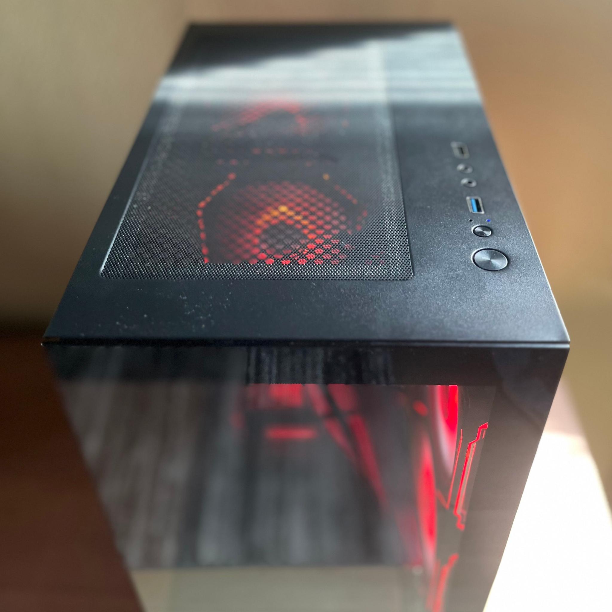 RX 6600 8GB | Ryzen 5 5600 | 16GB DDR4 | 1TB NVMe | 🔴⚫ Red & Black ⚫🔴 Great Value!