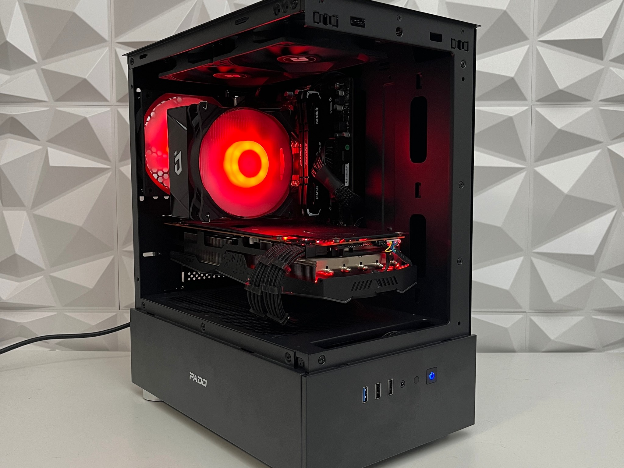 🔴⚫️ | Black RGB Gaming PC | Ryzen 5 5500 + RX 5700 XT 8GB | 16GB