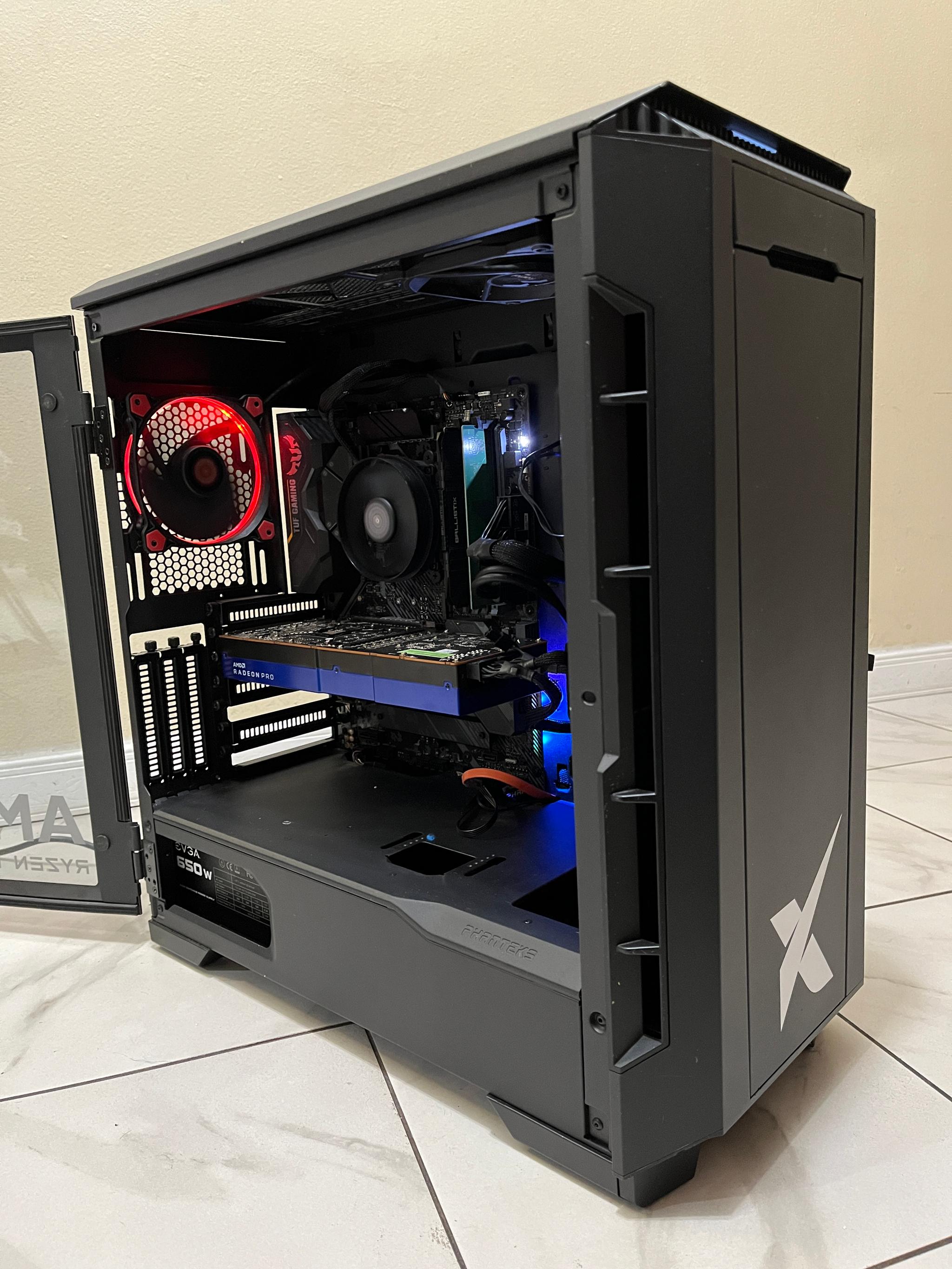 🟠🔥AMD Ryzen 5 3600, AMD W5700 8GB, 12GB RAM, 500 GB SSD, High Performance Workstation Gaming PC 🖥️🟢