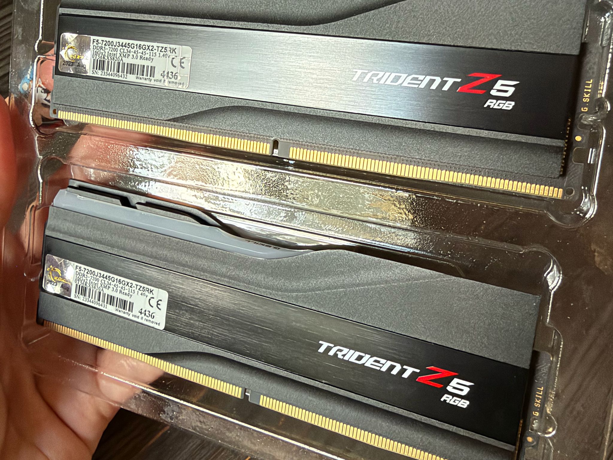 G. Skill Trident Z5 RGB 32GB (2x16GB) DDR5 7200 CL34