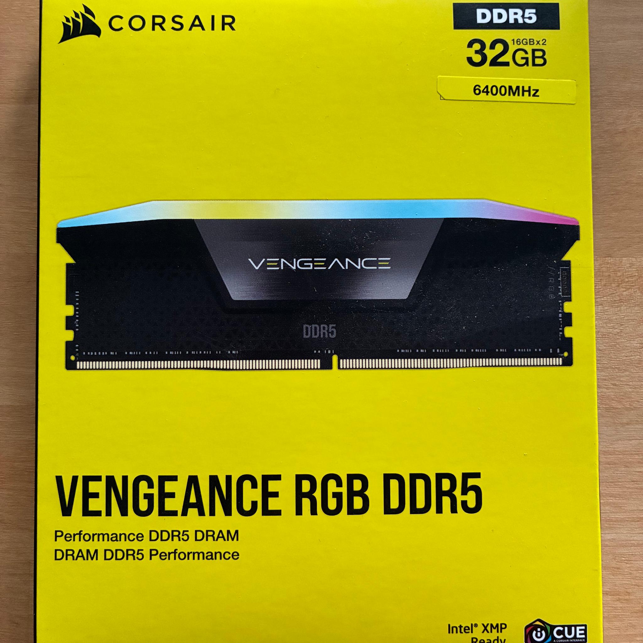 Corsair Vengeance RGB DDR5 6400MHz 32GB (16GB x 2)