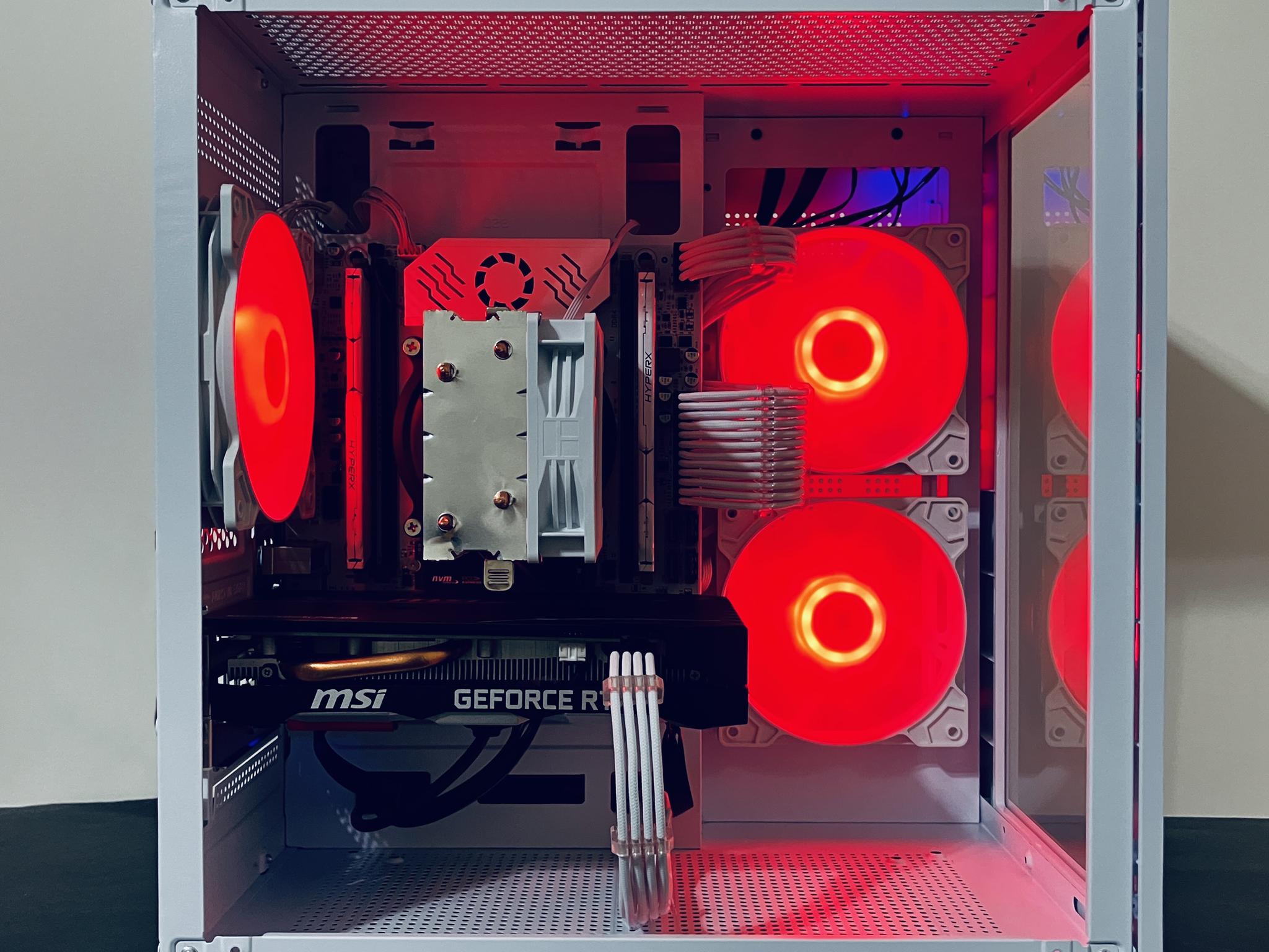 ❄️White Gaming PC wRGB - Intel Xeon 6-cores ● 16GB RAM ● 512GB SSD ● RTX 2060 ● Great Value 1080p