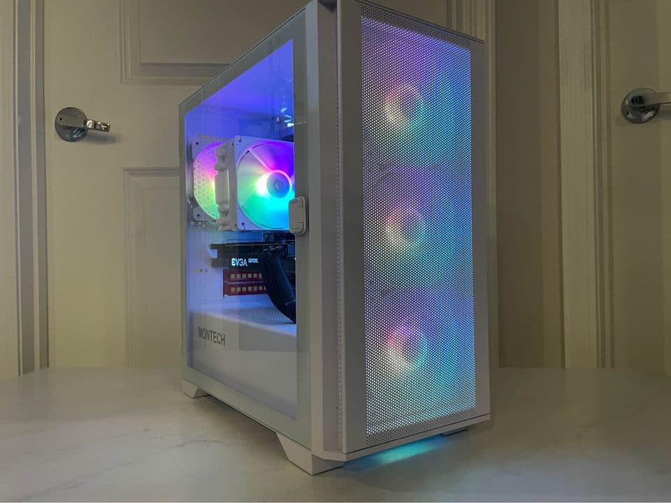 Custom RGB Gaming PC - Intel Core i7 -16GB RAM - Nvidia GeForce GTX 1070 - Windows 10 Pro Computer