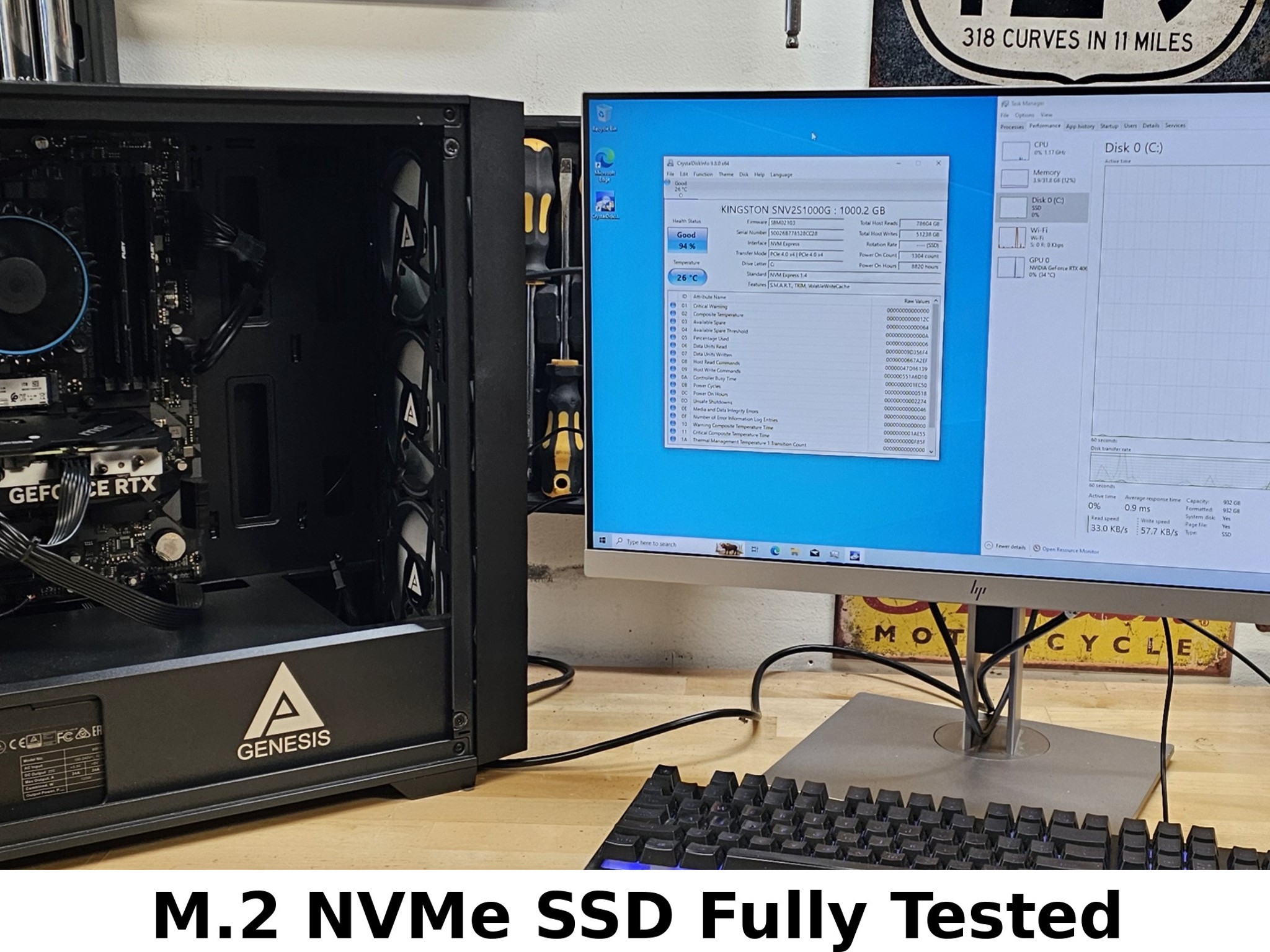 1TB NVMe M.2 SSD Gen4 PCIe 4.0 Kingston NV2