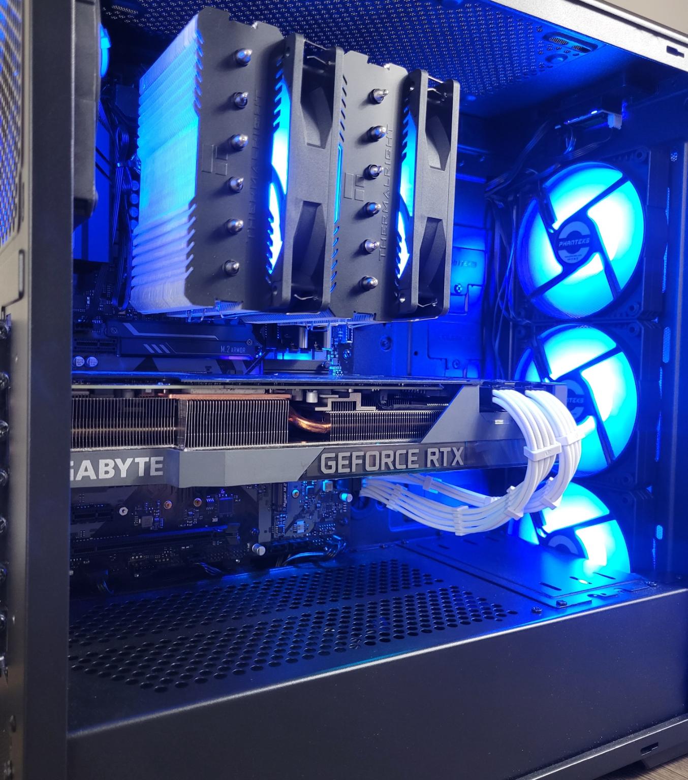 Gaming Desktop PC - i5-12600k - RTX 3080 - 32 GB Ram - 1 TB SSD NVME