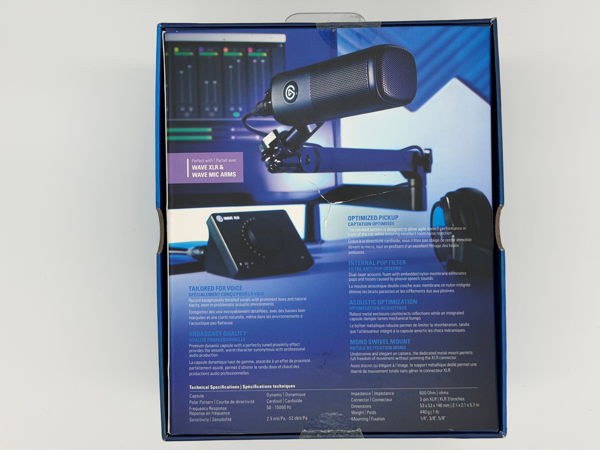 Elgato Wave DX Dynamic Microphone – White Edition