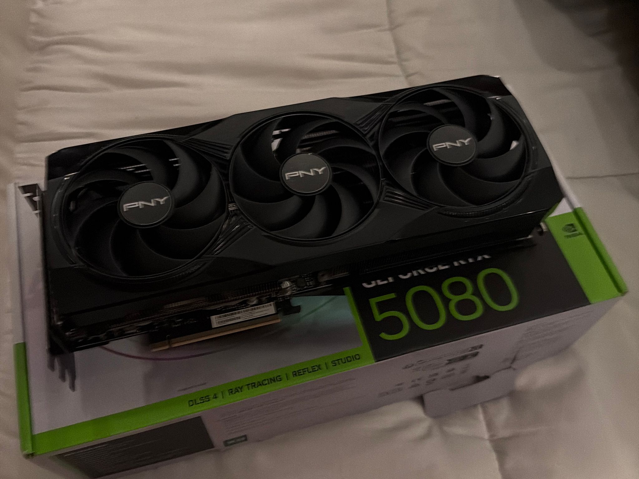 PNY GeForce RTX 5080 Overclocked Triple Fan