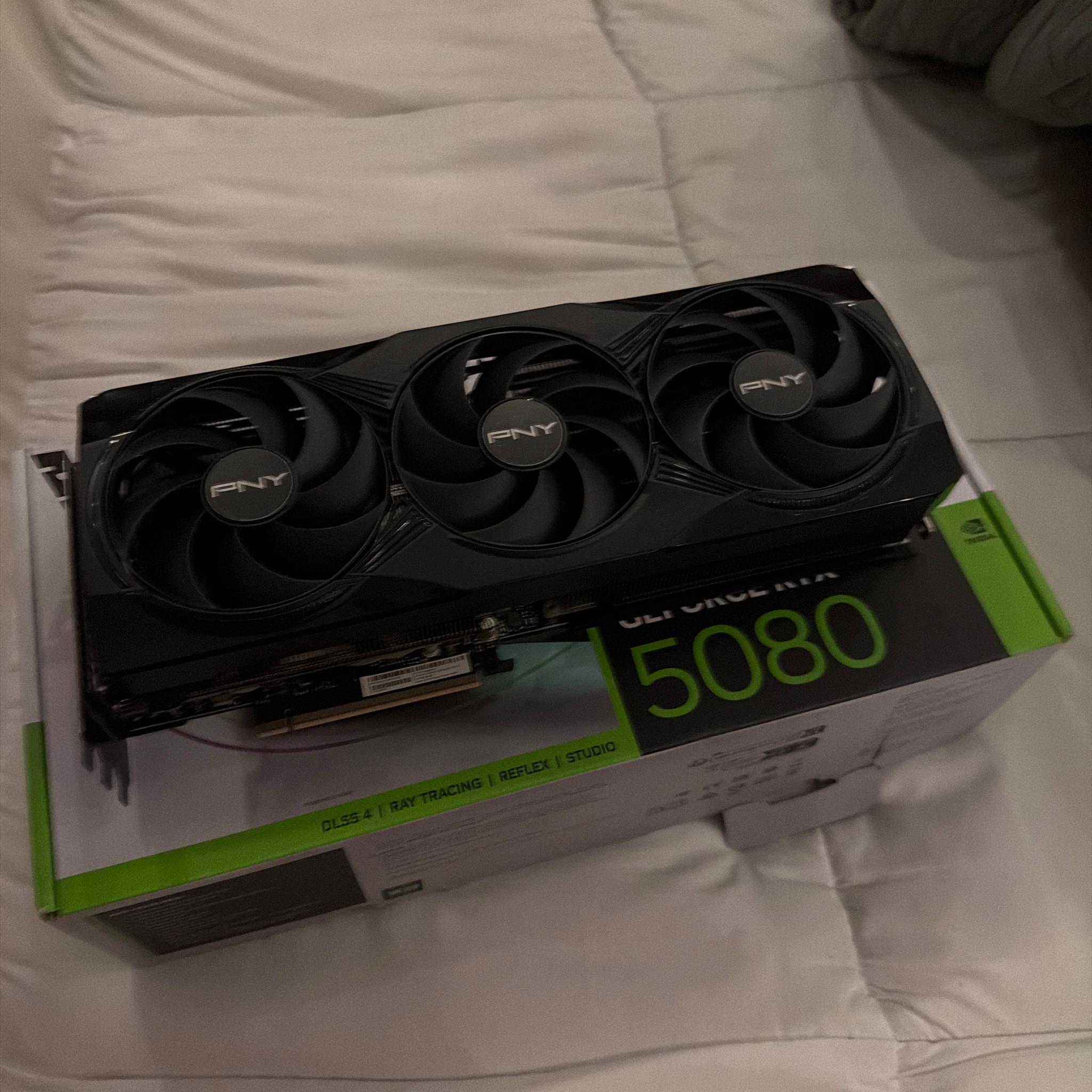 PNY GeForce RTX 5080 Overclocked Triple Fan