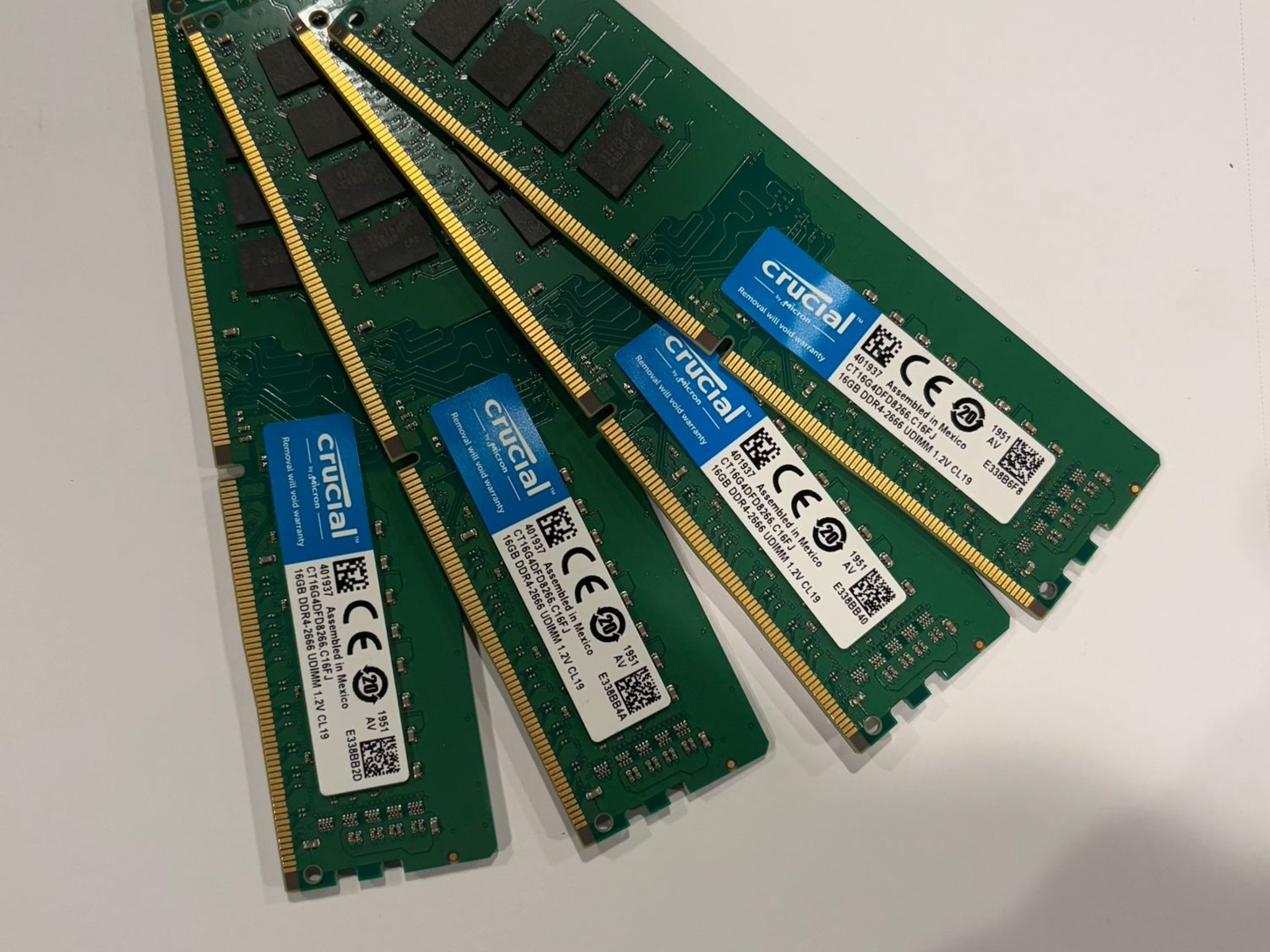 Crucial 64GB Kit (16GBx4) DDR4 2666 MT/s