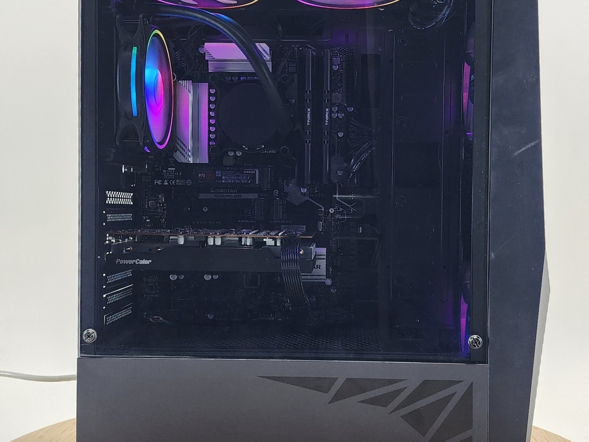 Gaming PC i7-10700K 16GB RAM 500GB SSD + 1TB HDD RX 6600 XT 8GB Win11 Computer