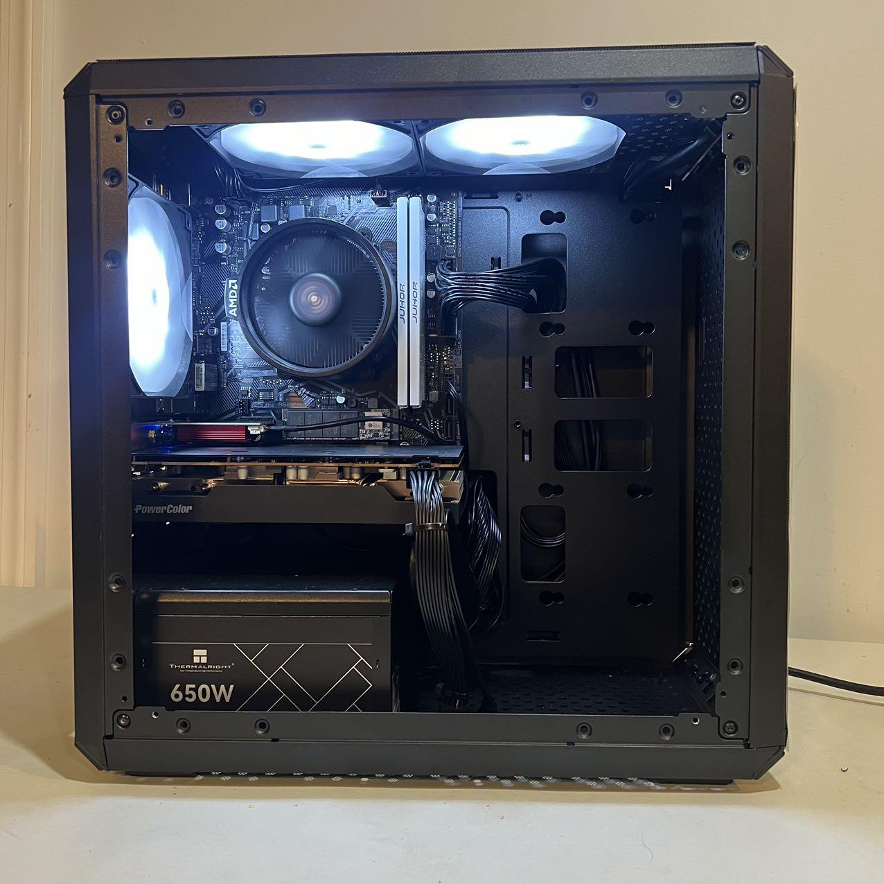 🔥SALE🔥R5-5600|RX 7600|32GB RAM|1TB M.2 -DeepHuo Brand NEW Pre-Built PC