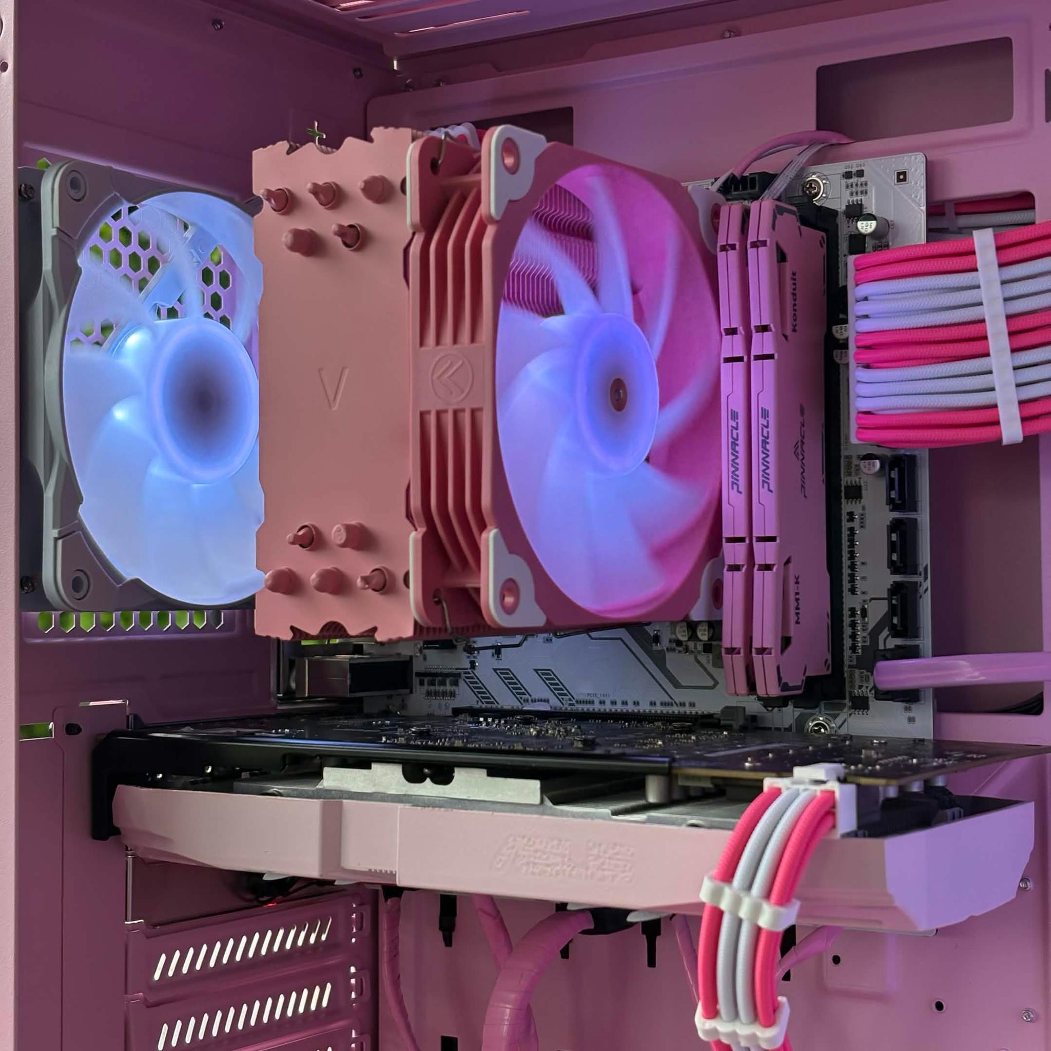 🌸 Black Cat Customs – Pink Venom 🌸 Ryzen 5 / RX580 / 16GB RAM