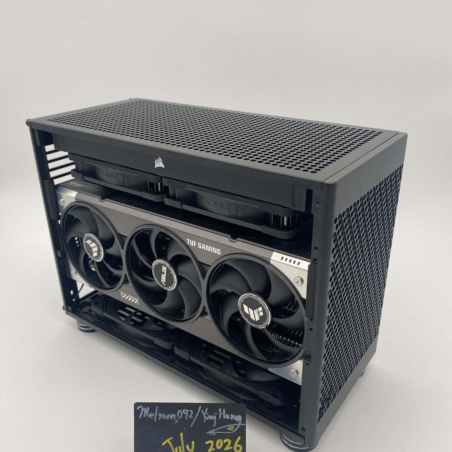 "Project Obsidian Nano" | 9800X3D | 5080 TUF | 64GB DDR5 | 2TB Nvme |