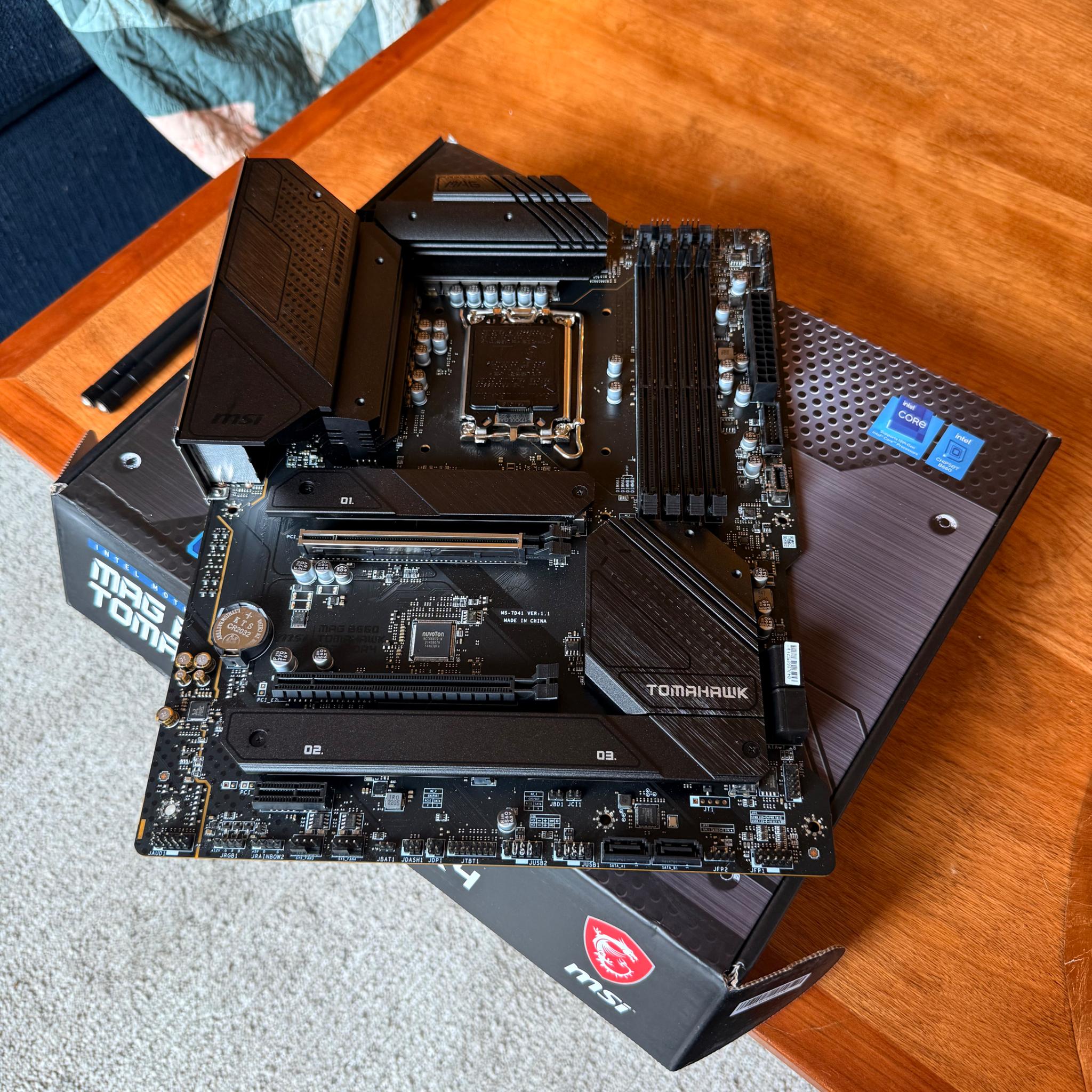 Great Condition ATX MSI MAG B660 LGA 1700 DDR4 Motherboard