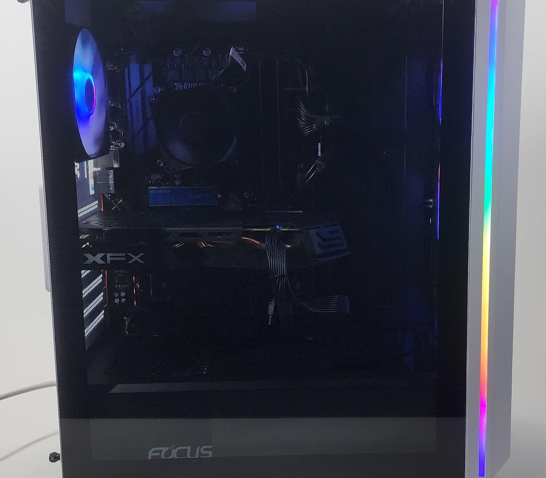 Gaming PC i5-11400F 16GB RAM 500GB SSD RX 6600 8GB Windows 11 Computer