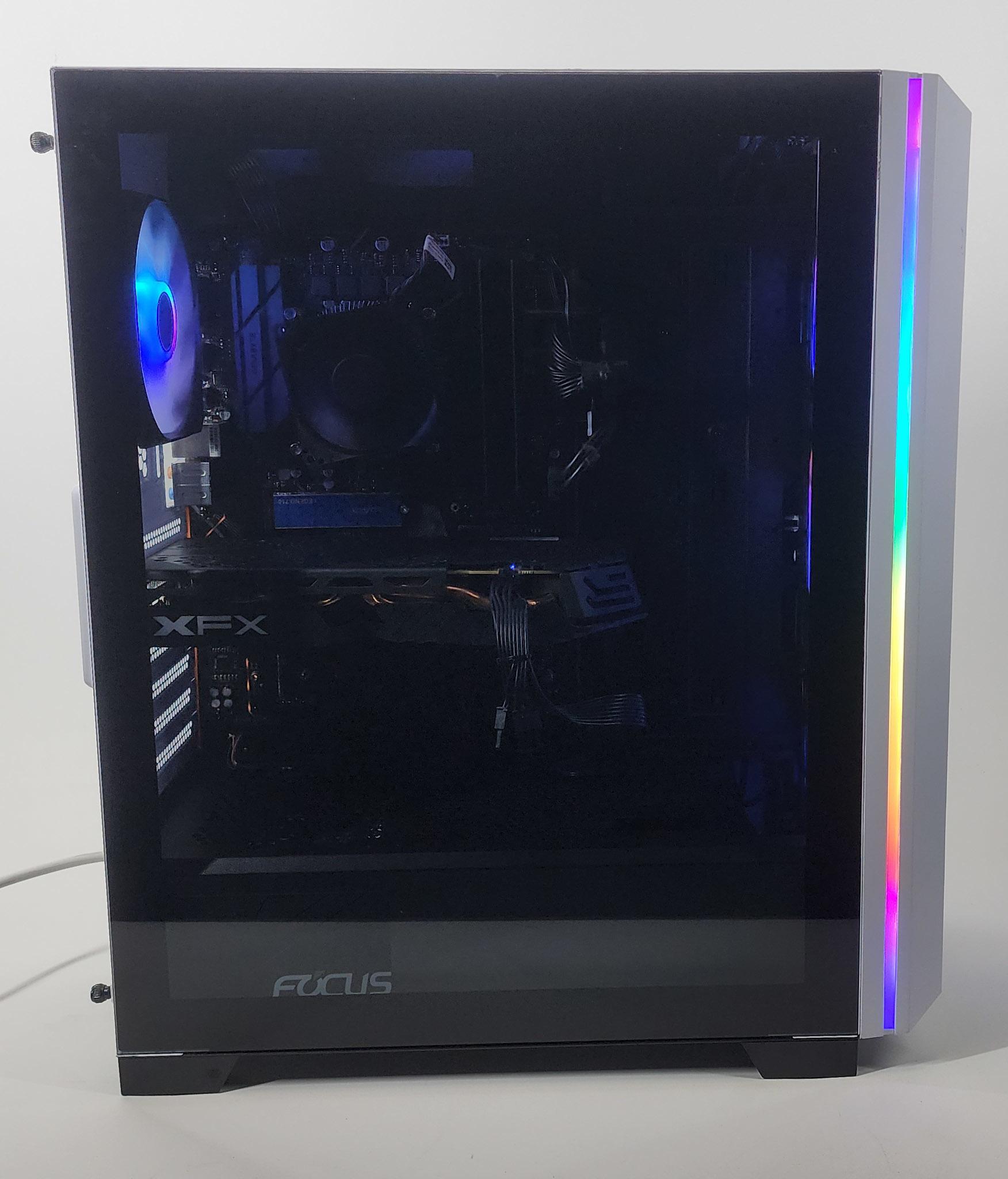 Gaming PC i5-11400F 16GB RAM 500GB SSD RX 6600 8GB Windows 11 Computer