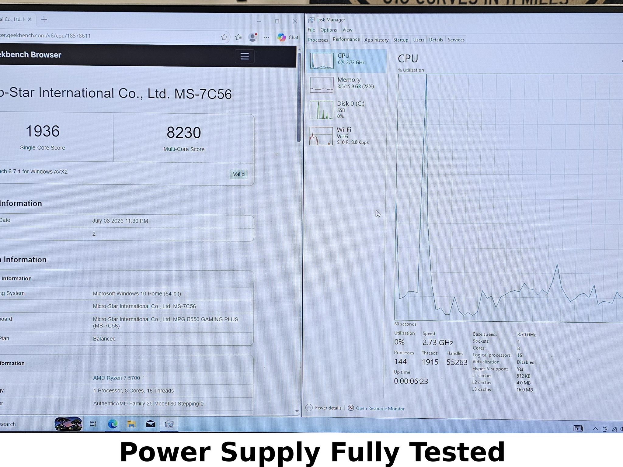 600 Watt PSU Raidmax 600AE 600W Power Supply