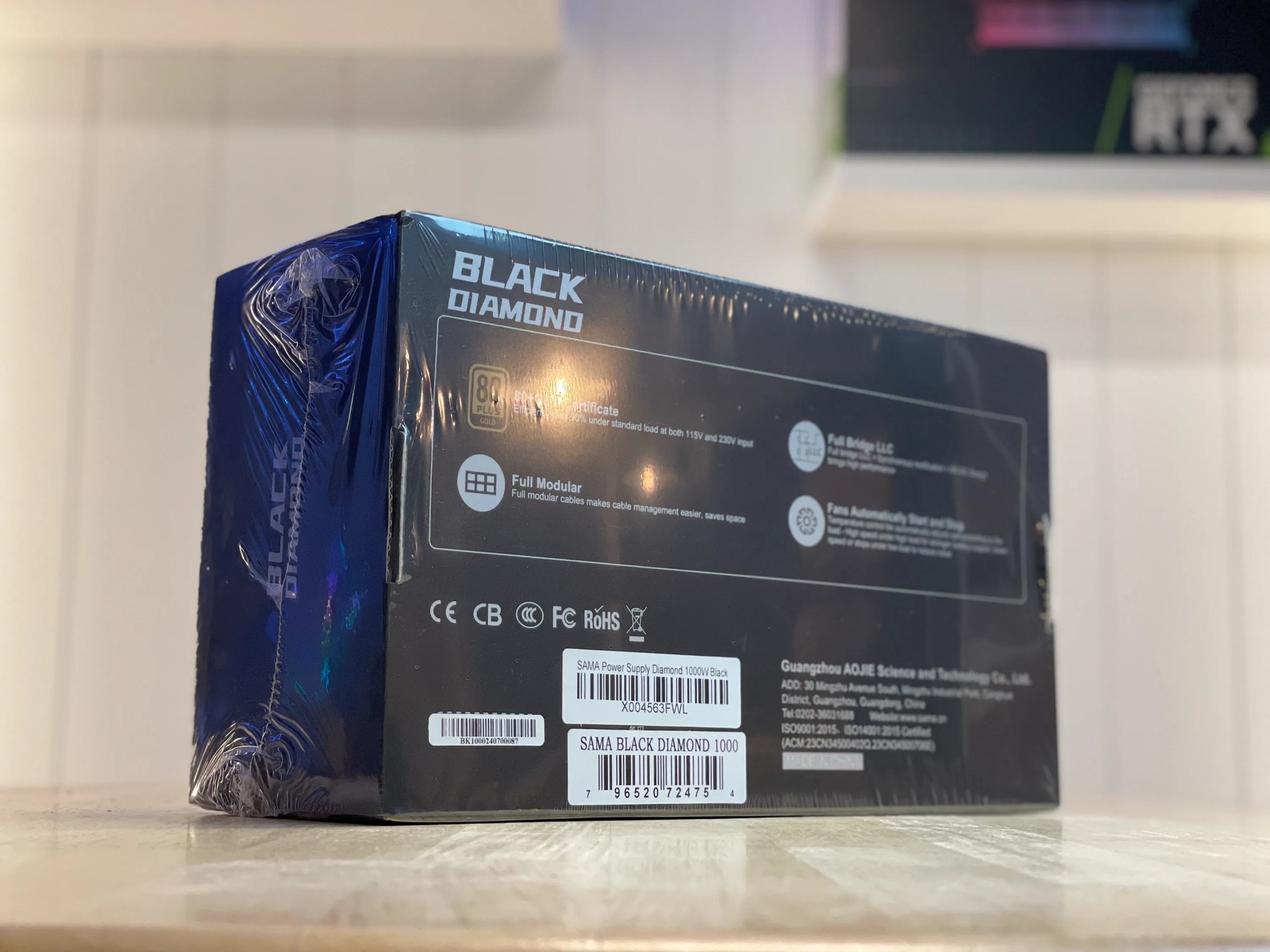 Brand New Sealed! 1000W 80+ Gold SAMA Black Diamond Fully Modular PSU (Copy 1)