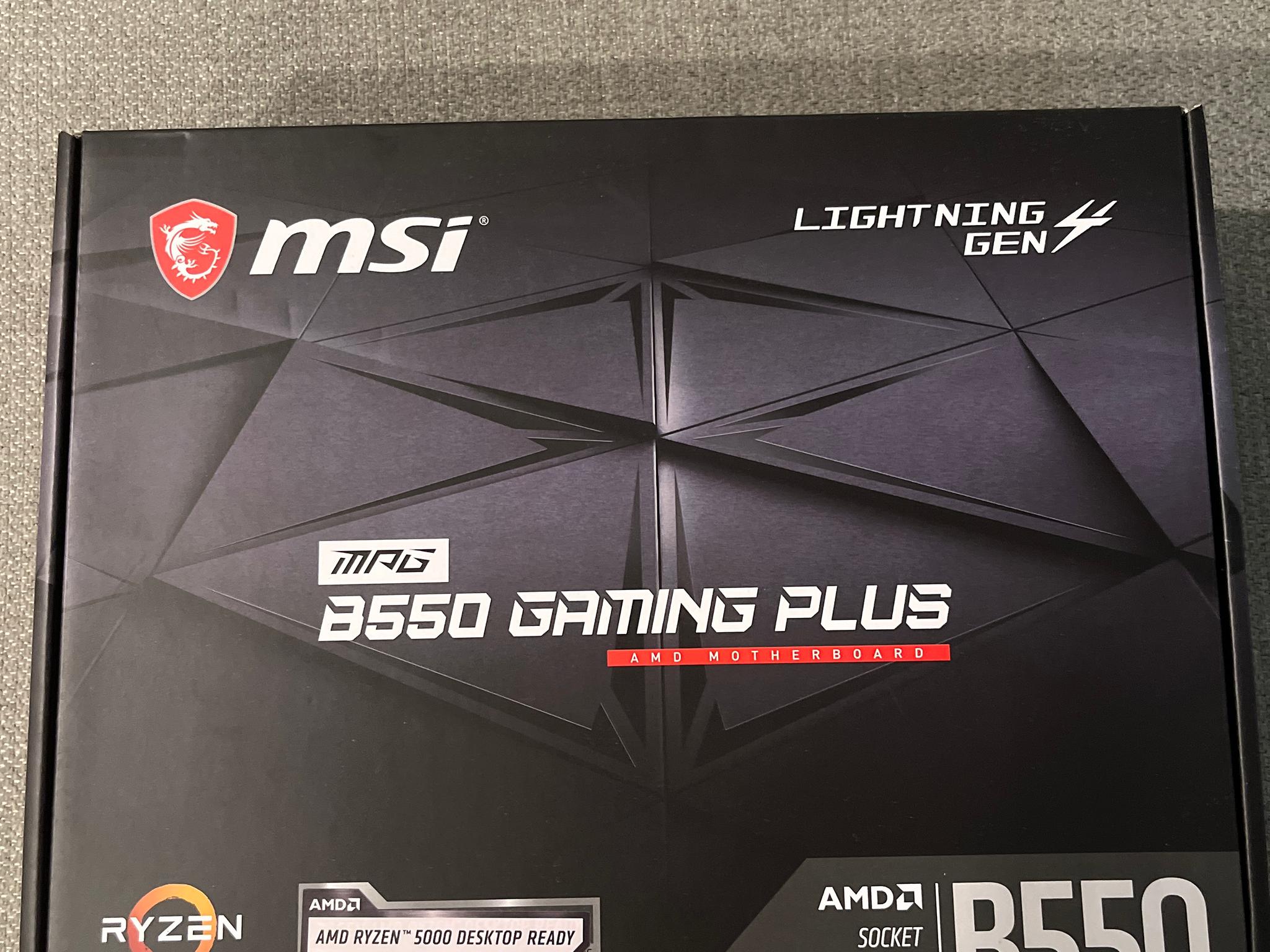 Msi b550 gaming plus 