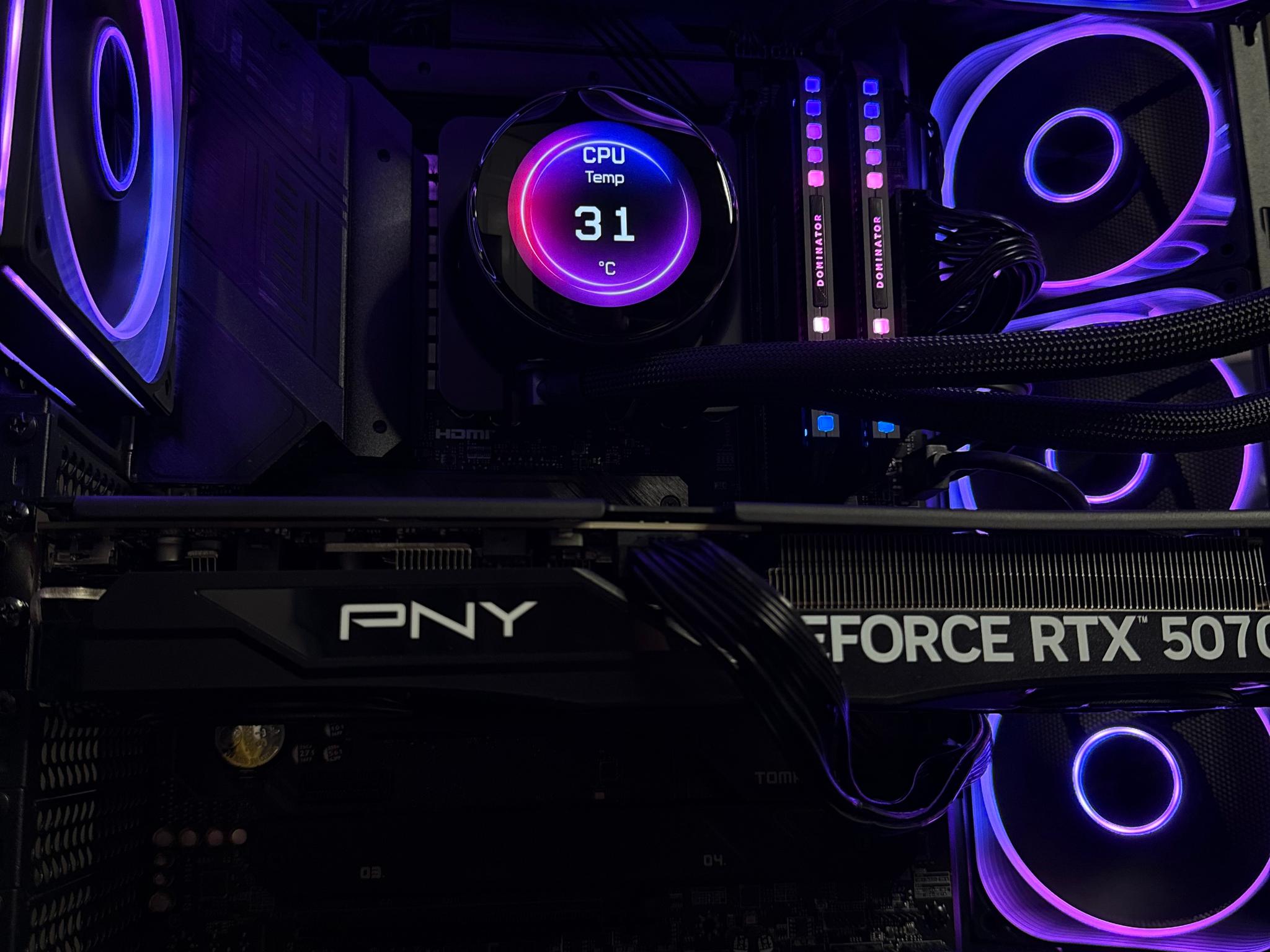 ✨💜 AORURA | RTX 5070 + i9-14900KF | 32GB RAM | 2TB Gen4 NVMe — Ultra High-End Gaming PC