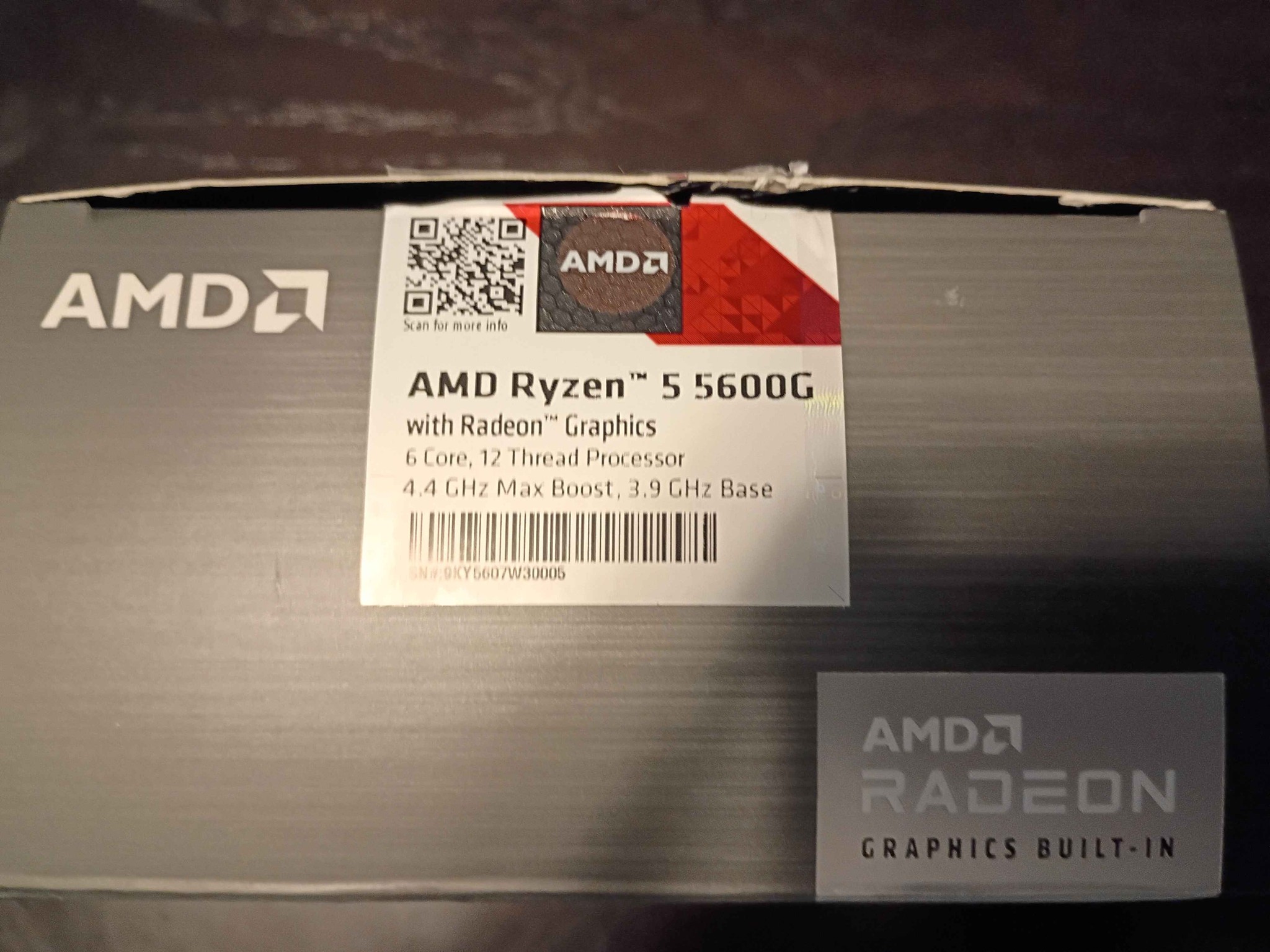 AMD Ryzen 5 5600G w/ Wraith Stealth Cooler