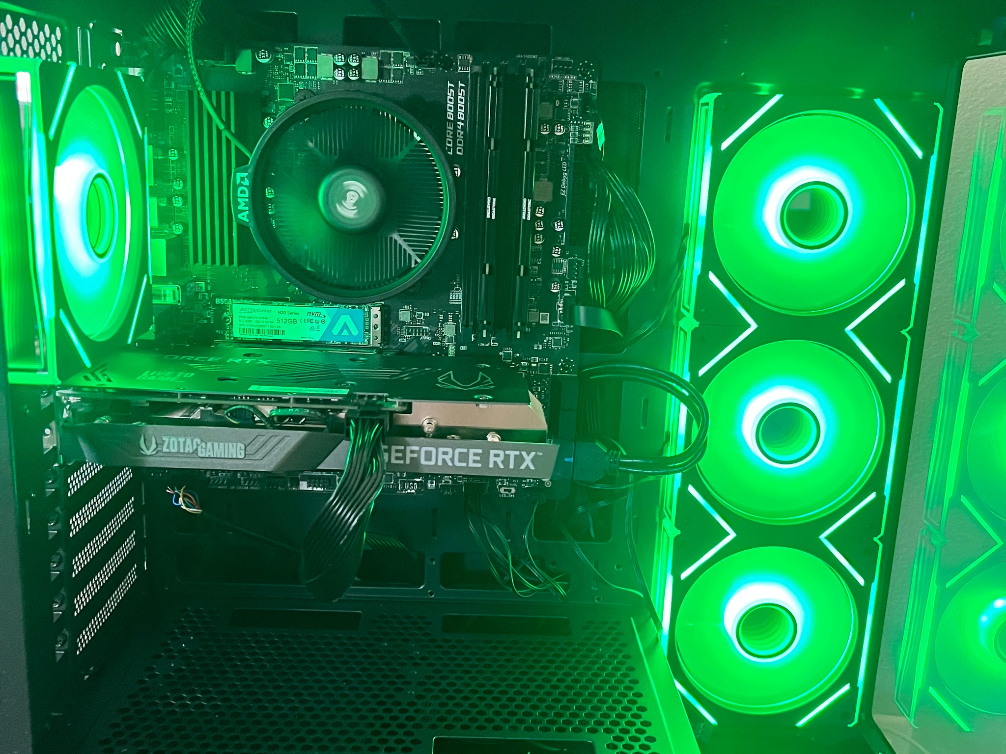 GeForce RTX 3050 8GB Custom Gaming PC - Ryzen 5 5500
