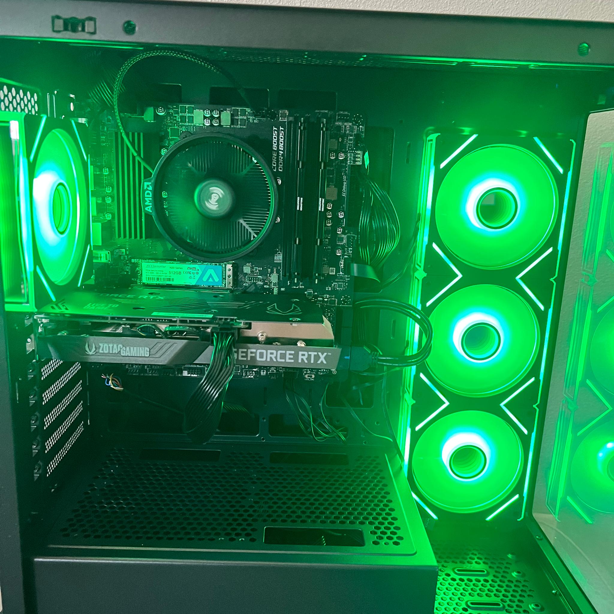GeForce RTX 3050 8GB Custom Gaming PC - Ryzen 5 5500