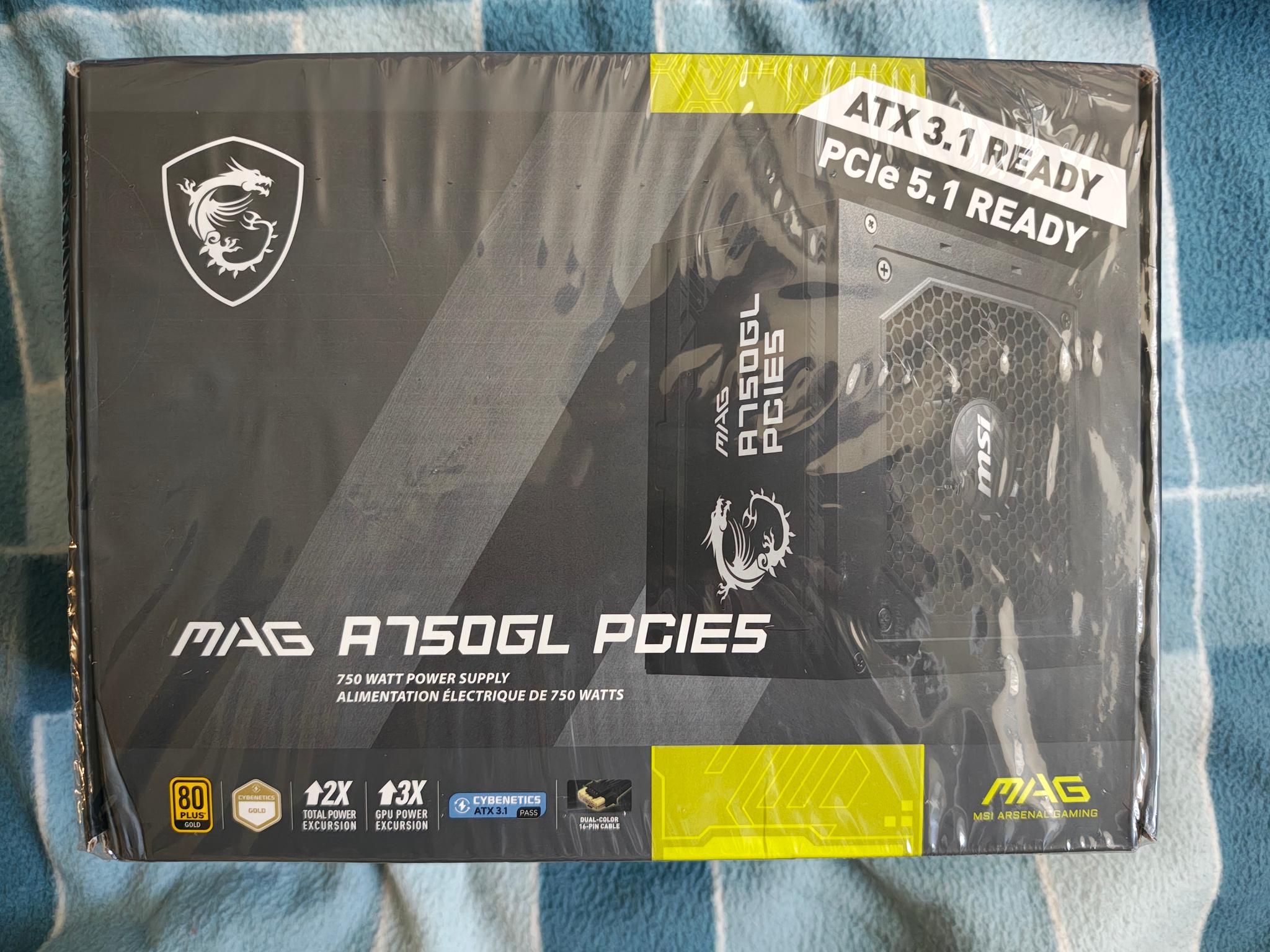 MSI MAG A750GL 750 Watt PSU