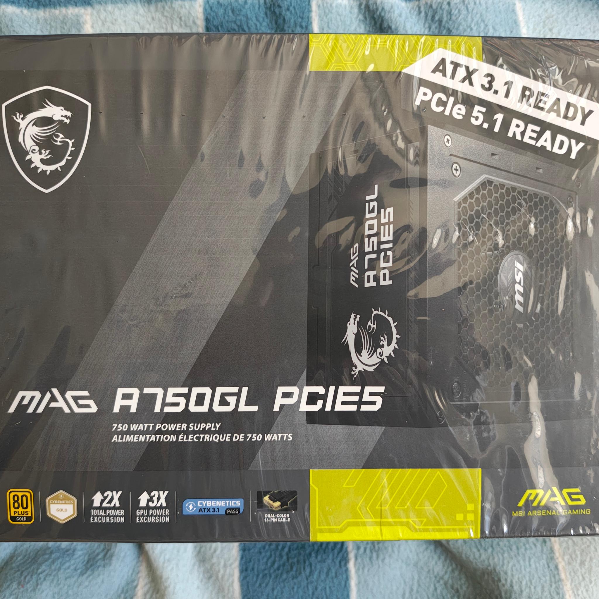 MSI MAG A750GL 750 Watt PSU - Brand New