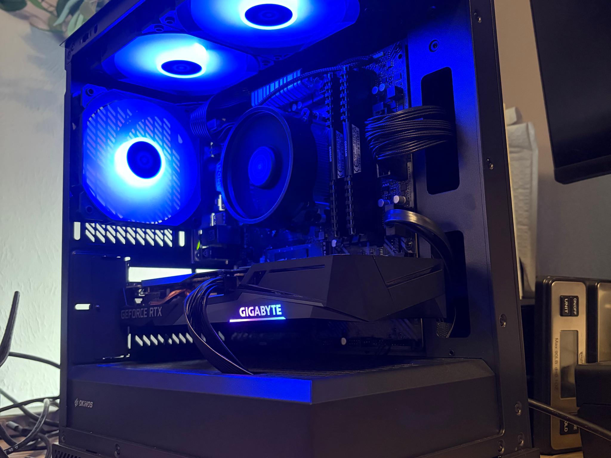 RTX 3050 + Ryzen 5500 Custom Gaming PC