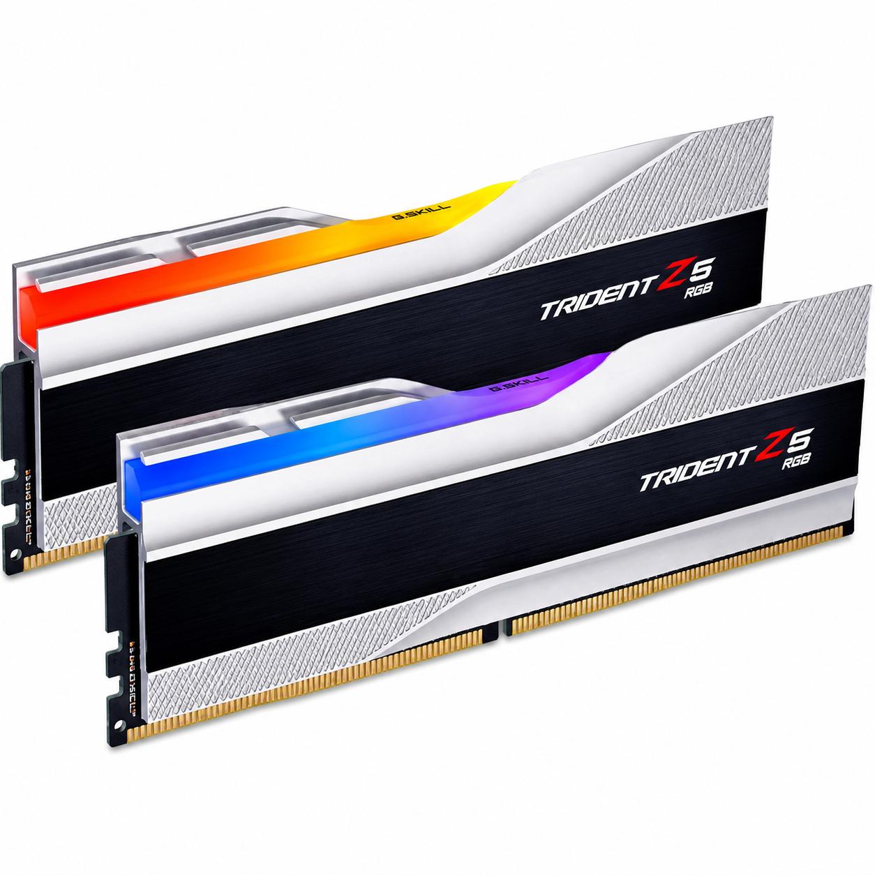G.SKILL Trident Z5 RGB 32GB 2x16GB DDR5-7600 CL36 Silver XMP 3.0 NEW