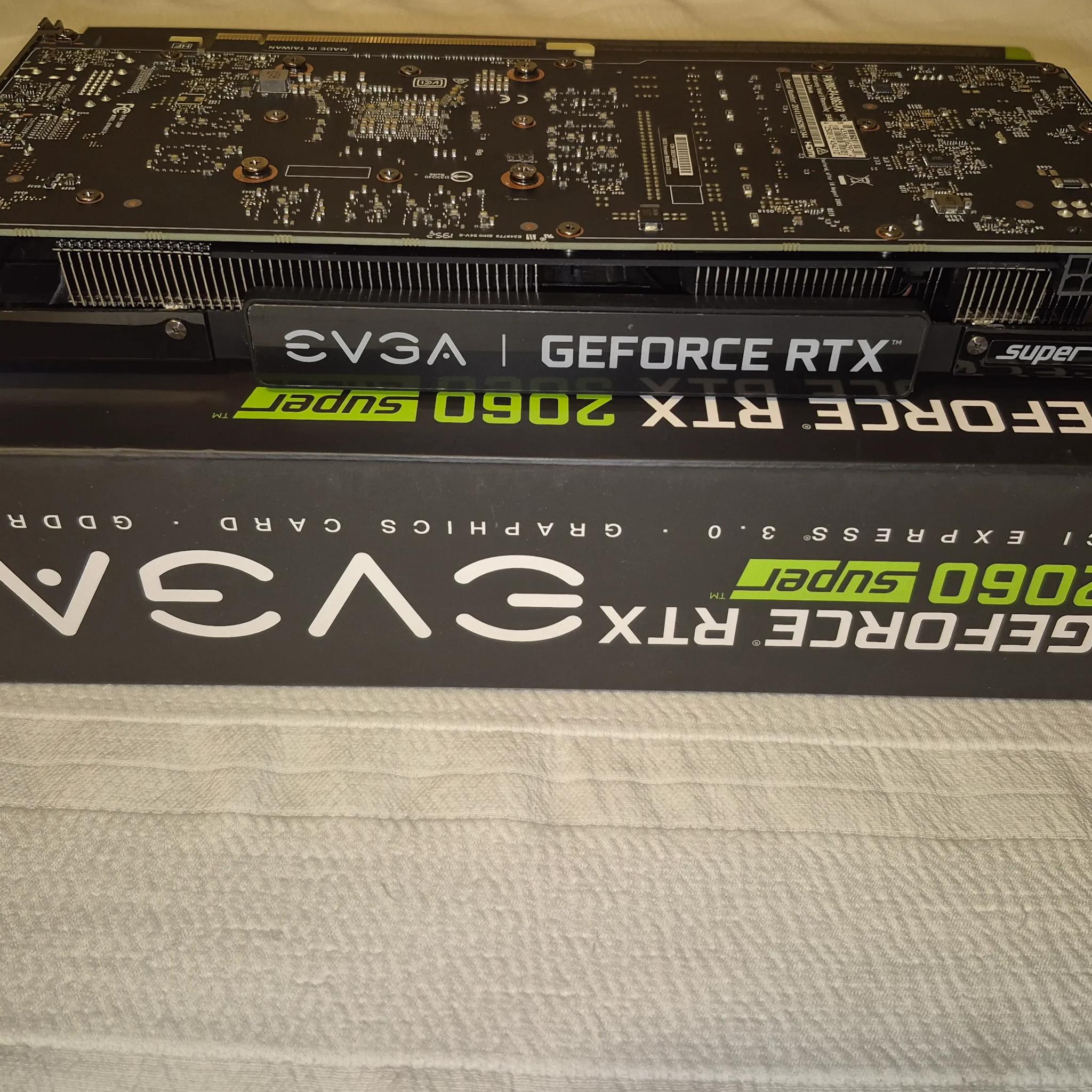 Nvidia RTX 2060 Super 8GB DDR6 (Retail EVGA GeForce RTX 2060 SUPER SC BLACK GAMING 08G-P4-3062-KR)