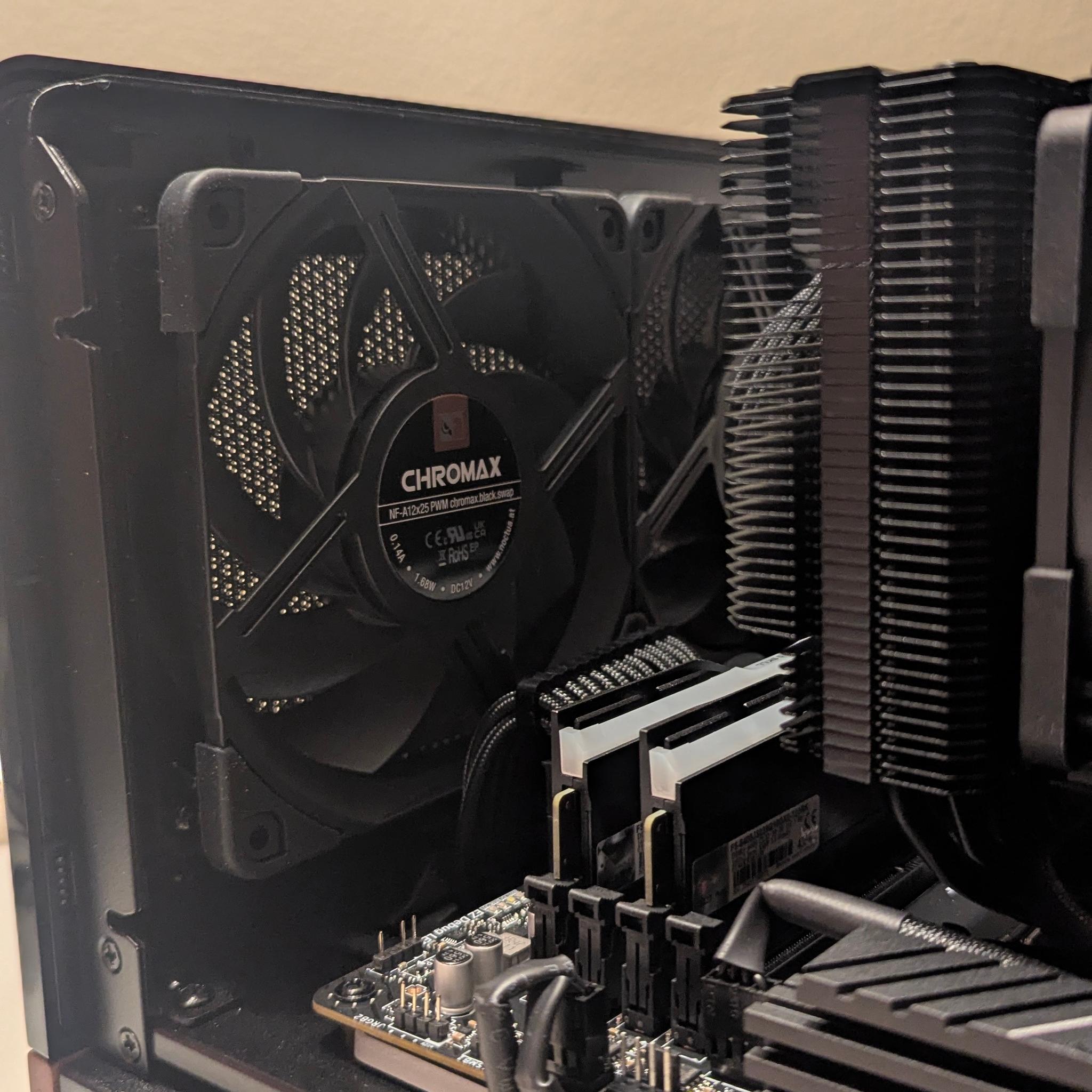 RTX 5070 + Ryzen 7600X | Noctua Chromax Cooling | 32GB DDR5 6400 | 1TB Gen4 NVMe | WiFi | Win11 Pro