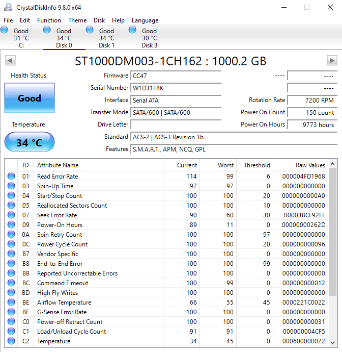 Seagate Barracuda 1TB SATA HDD