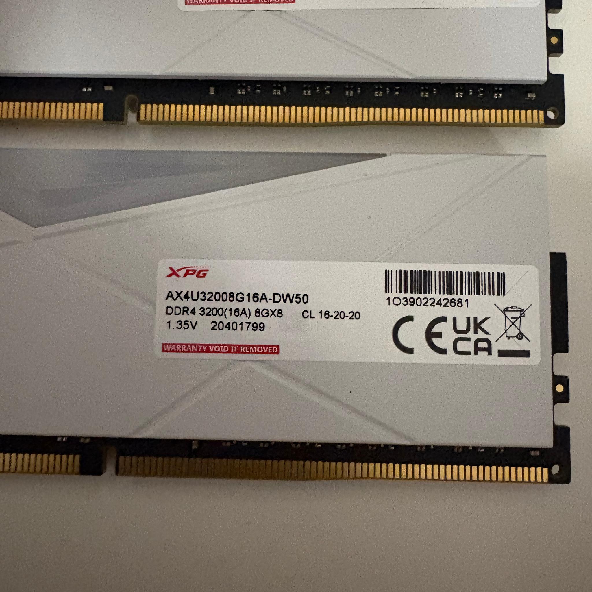XPG SPECTRIX RGB DDR4 16gb