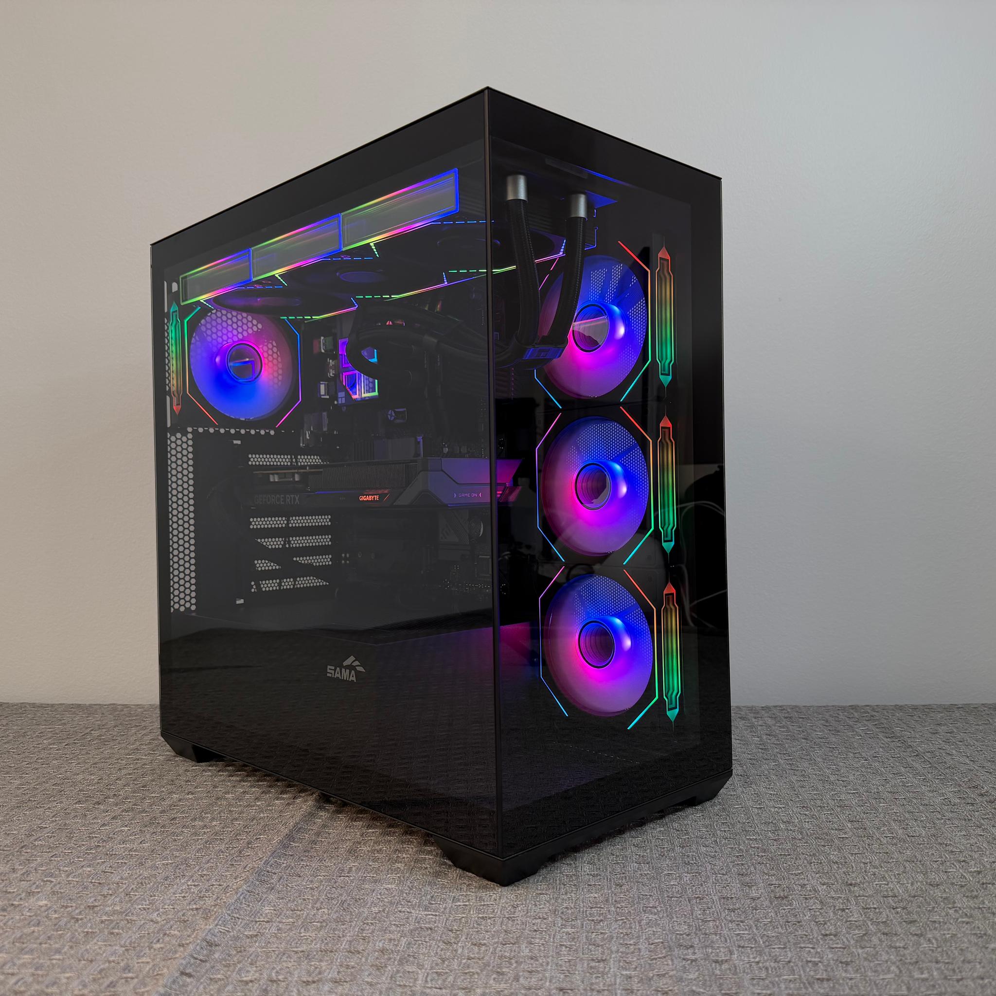 RTX 5060 8GB OC • RYZEN 5 5600 • B550 WIFI • 16GB DDR4 • 512GB SSD • 360MM AIO NEW CUSTOM GAMING PC