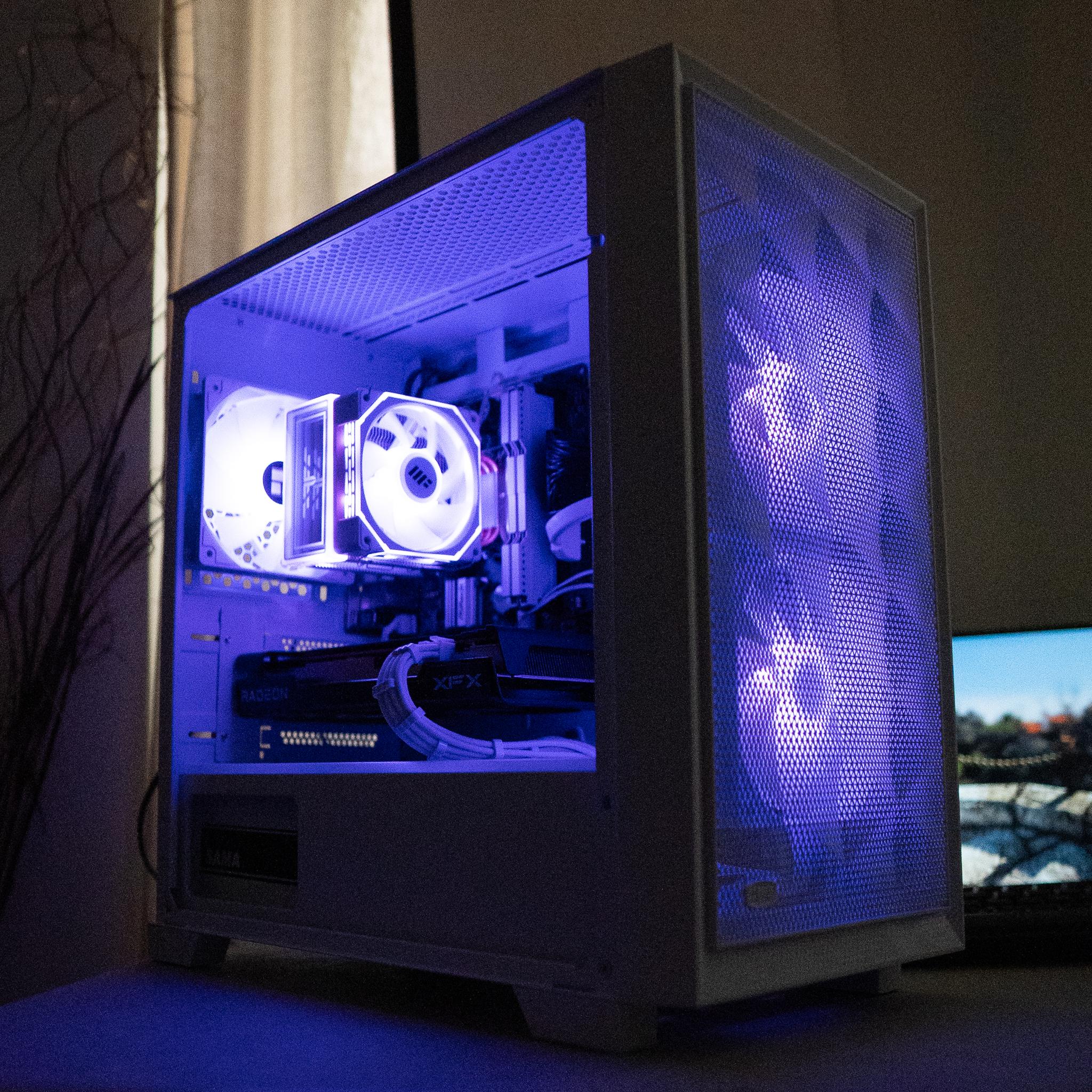 🌨🌨 | RX 7600 8GB | INTEL i7 9700 | 16GB DDR4 RAM | 1.25TB Storage | Arctic Snow 3.0