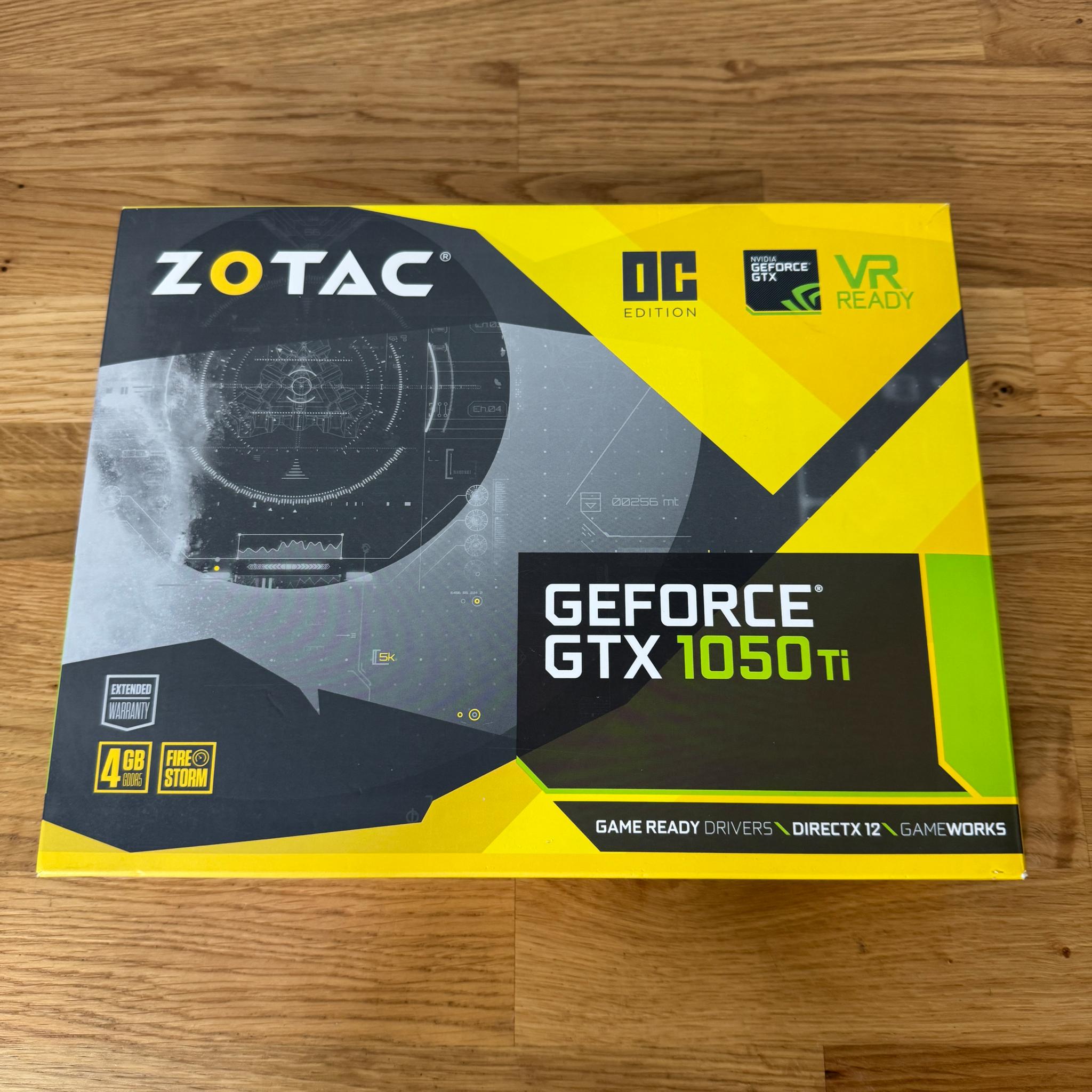 ZOTAC GeForce GTX 1050 TI (4GB GDDR5) OC Edition Graphics Card ZT-P10510B-10L