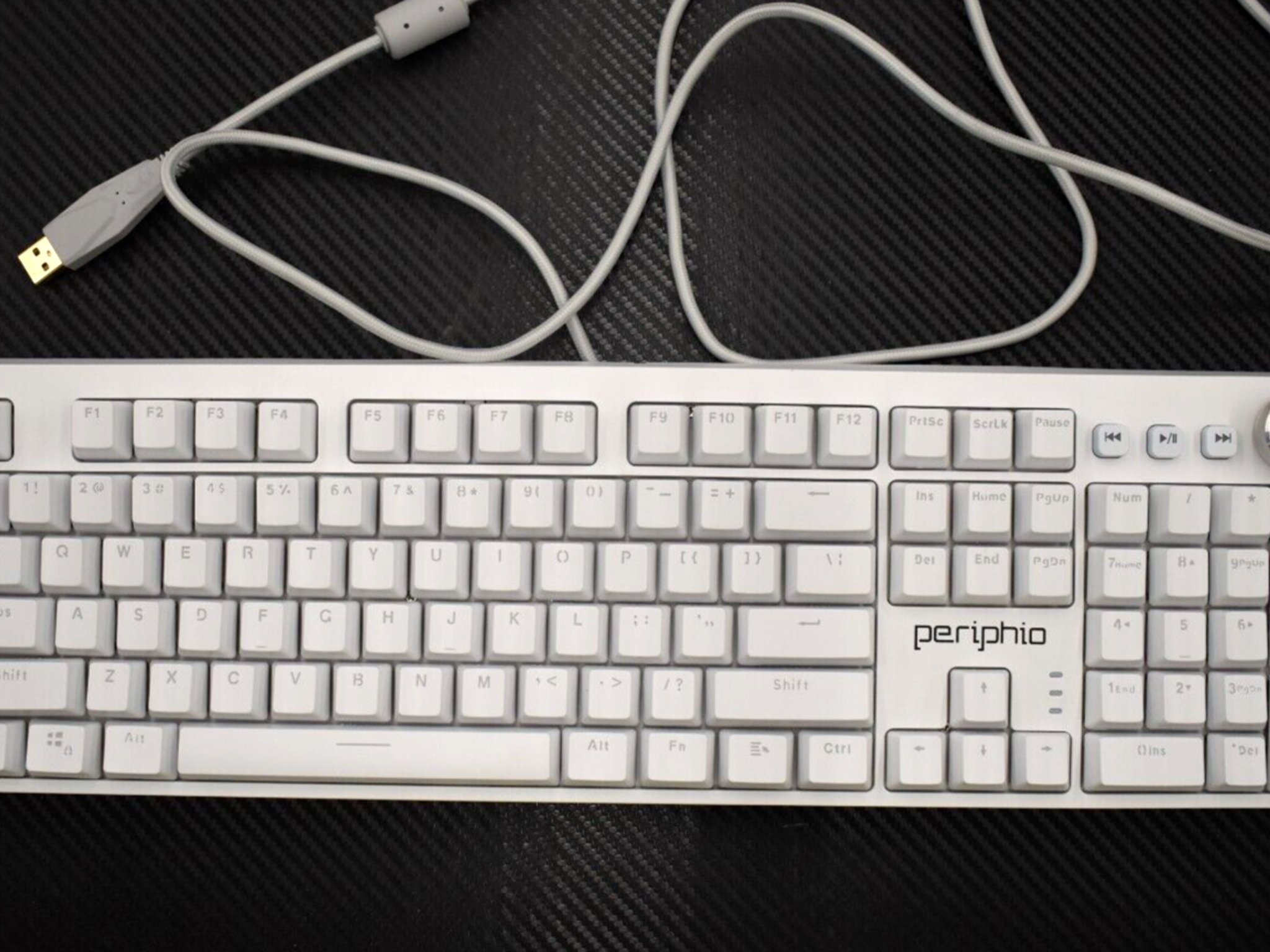 Periphio USB Wired RGB Gaming Keyboard (PERMCBX35)